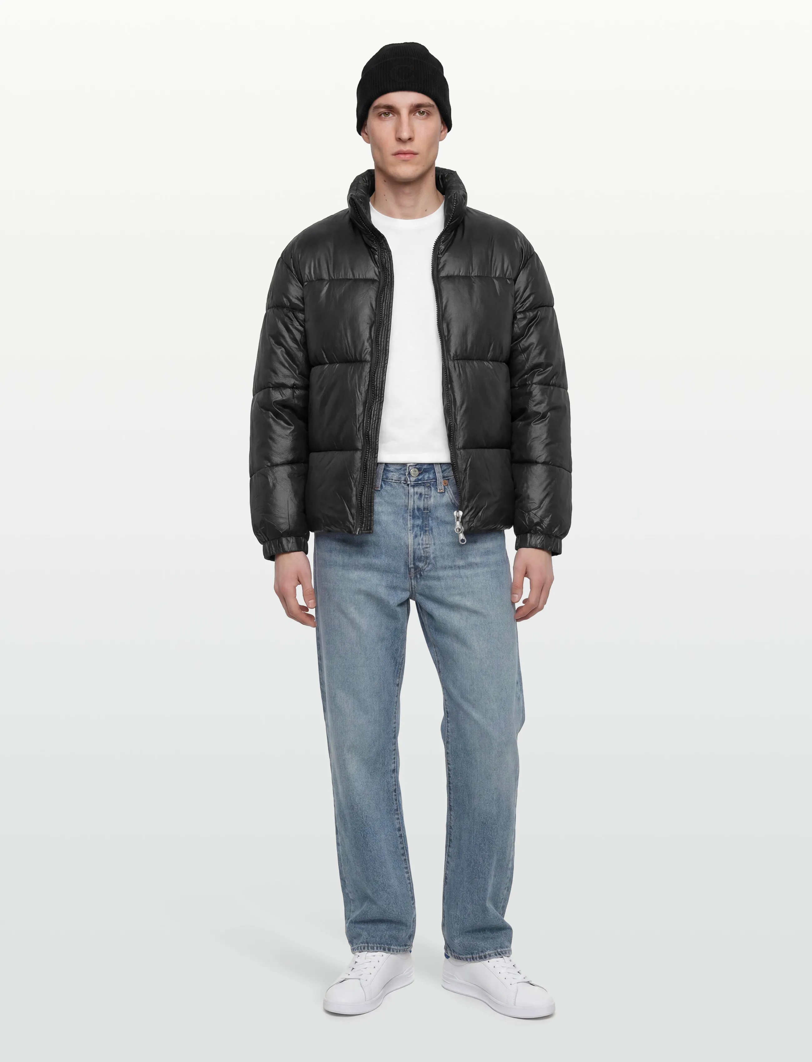 Jack & Jones Jcocover Puffer Jacket, XXL, Jackets, Schwarz - Padded Männerswear