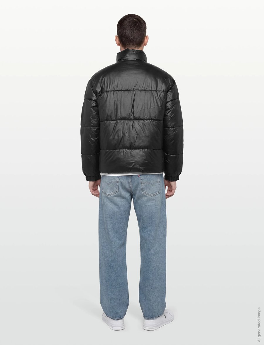 Jack & Jones - JCOCOVER PUFFER JACKET - daunenjacken - black - 4