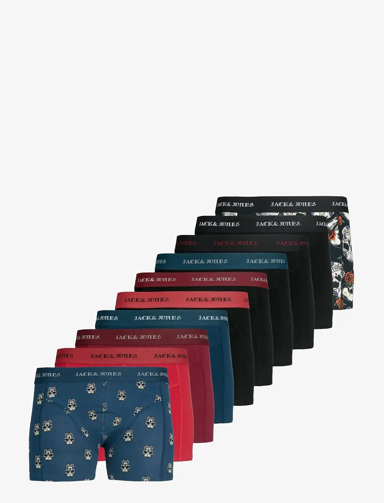Jack & Jones - JACMURPHY SKULL TRUNKS 10 PACK - geschenke unter 100€ - titan - 0