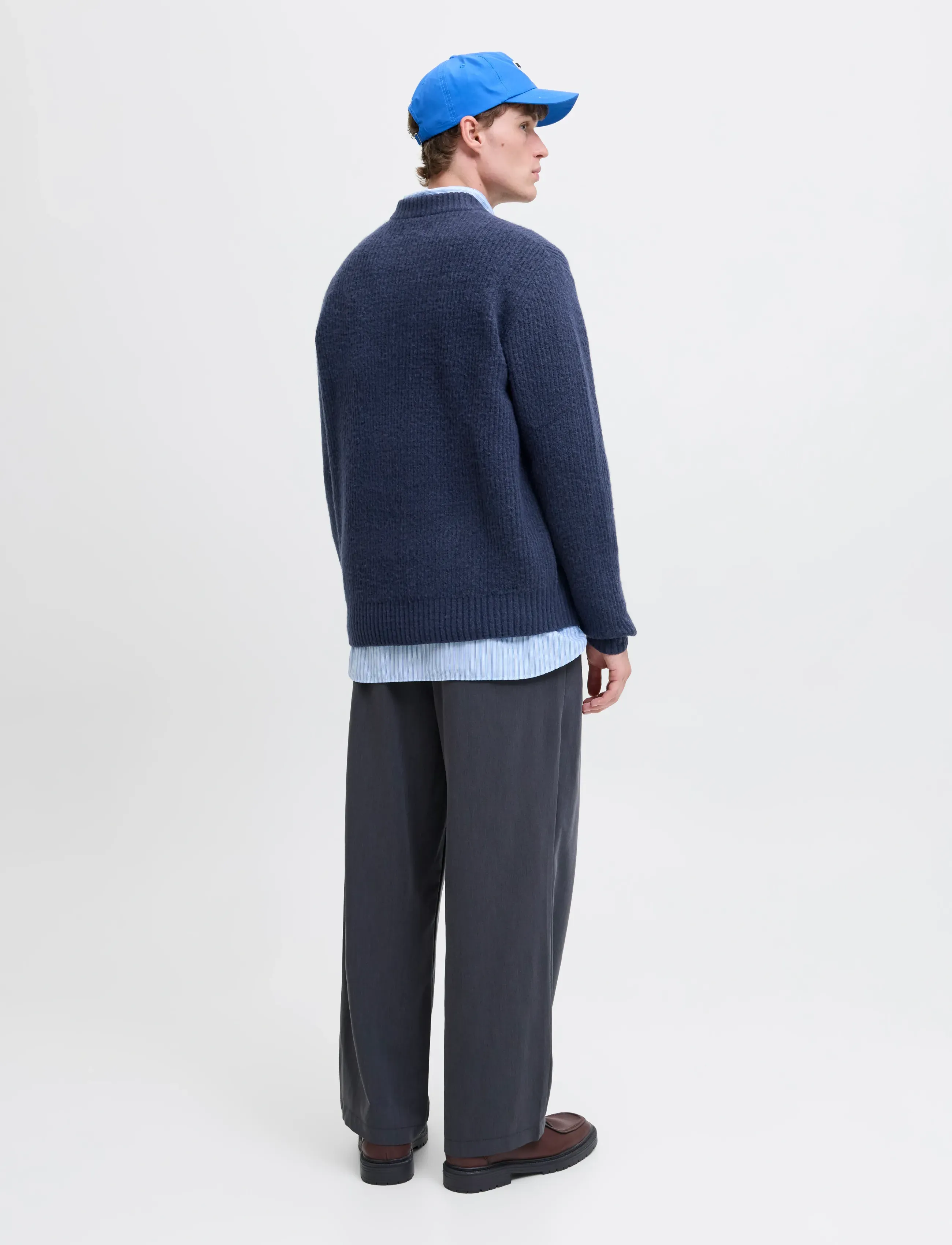 Jack & Jones - JORYORK OLLIE KNIT CREW NECK - rundhals - ocean cavern - 2