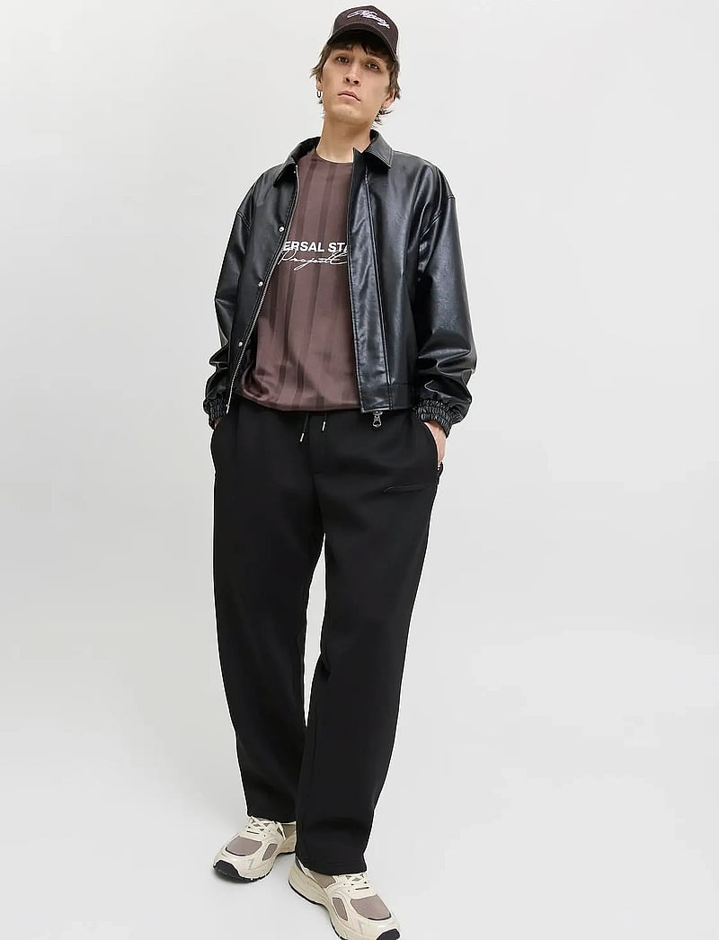 Jack & Jones - JPSTKARL SCUBA SWEAT PANTS LN - mallistot - black - 4