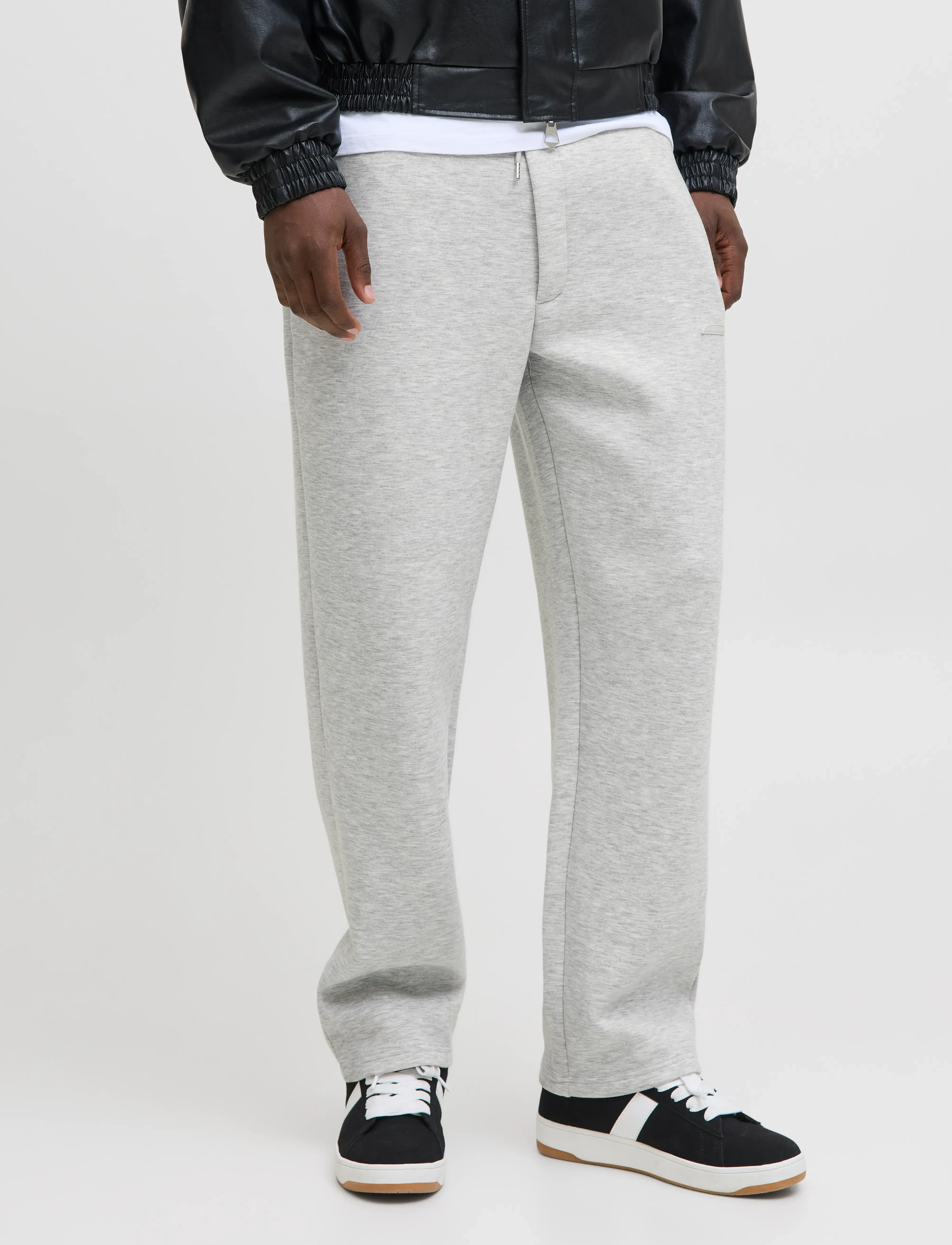 Jack & Jones JPSTKARL SCUBA SWEAT PANTS LN - Kollektionen - LIGHT GREY MELANGE / grey