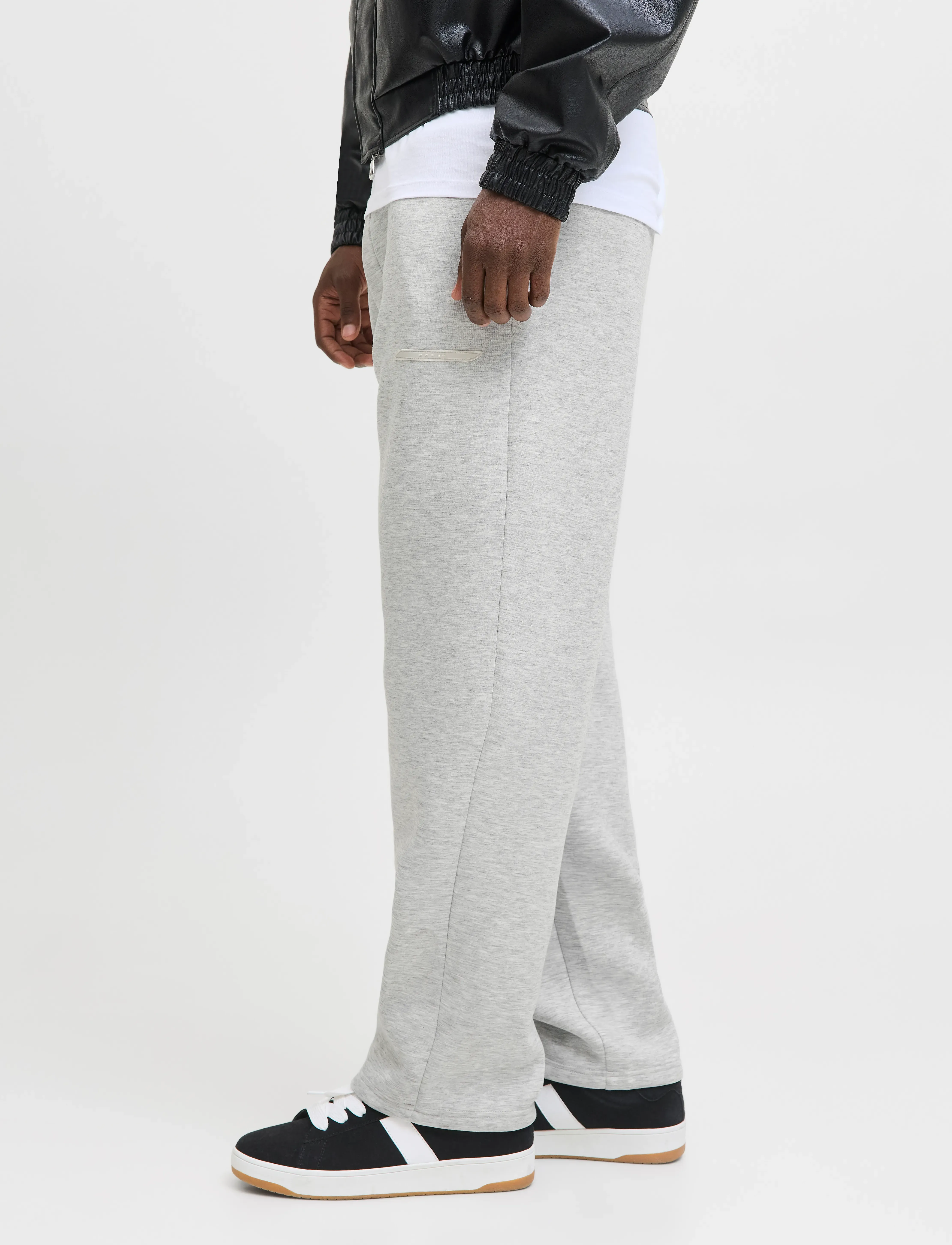 Jack & Jones - JPSTKARL SCUBA SWEAT PANTS LN - kollektionen - light grey melange - 4