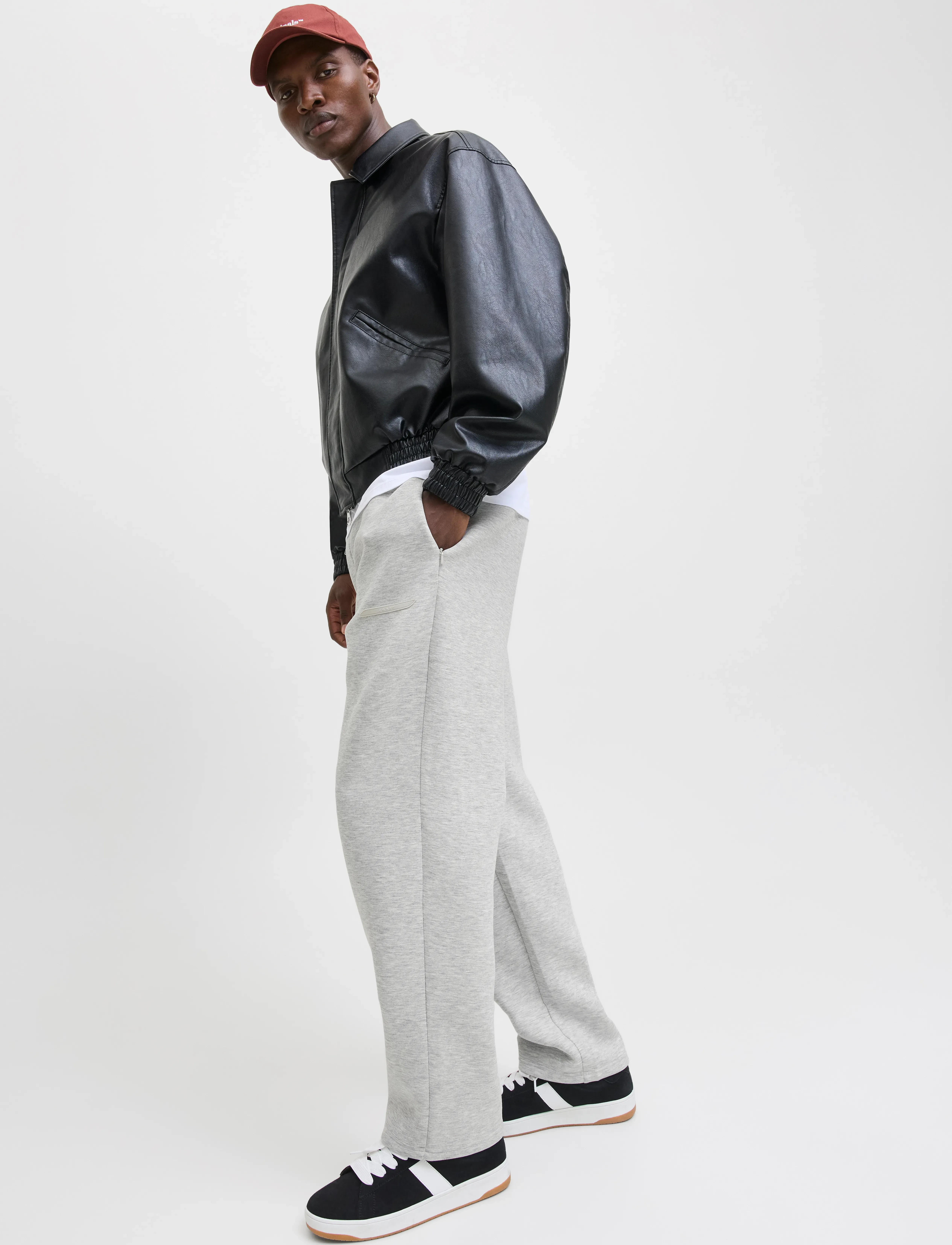 Jack & Jones JPSTKARL SCUBA SWEAT PANTS LN - Kleidung - LIGHT GREY MELANGE / grey