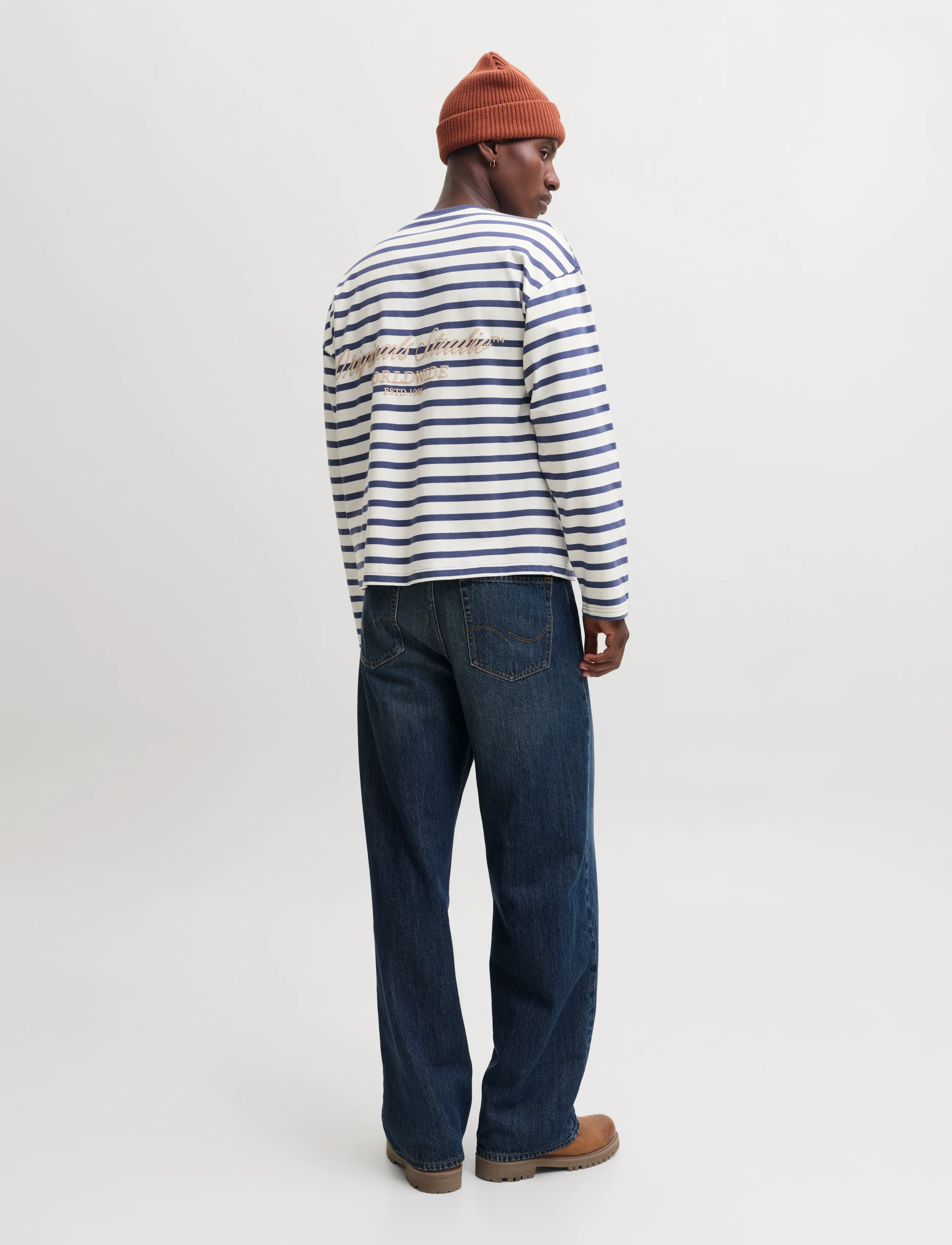 Jack & Jones - JORNORREBRO STRIPE TEE LS CREW NECK - langärmelige t-shirts - crown blue - 3