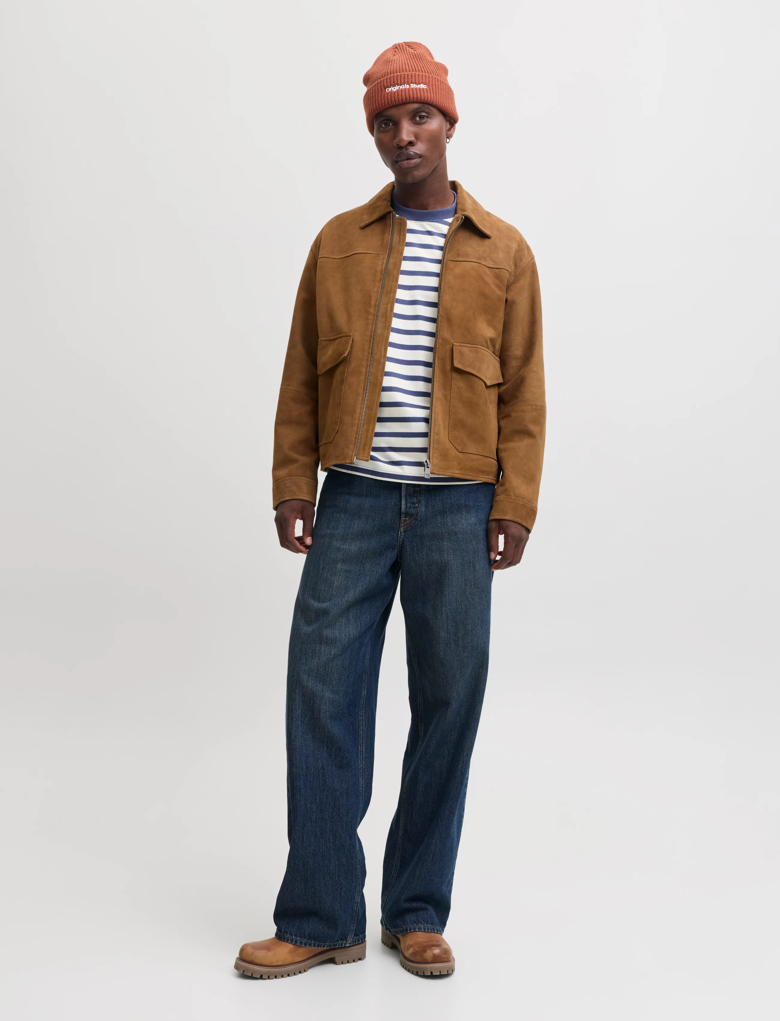Jack & Jones - JORNORREBRO STRIPE TEE LS CREW NECK - langärmelige t-shirts - crown blue - 4