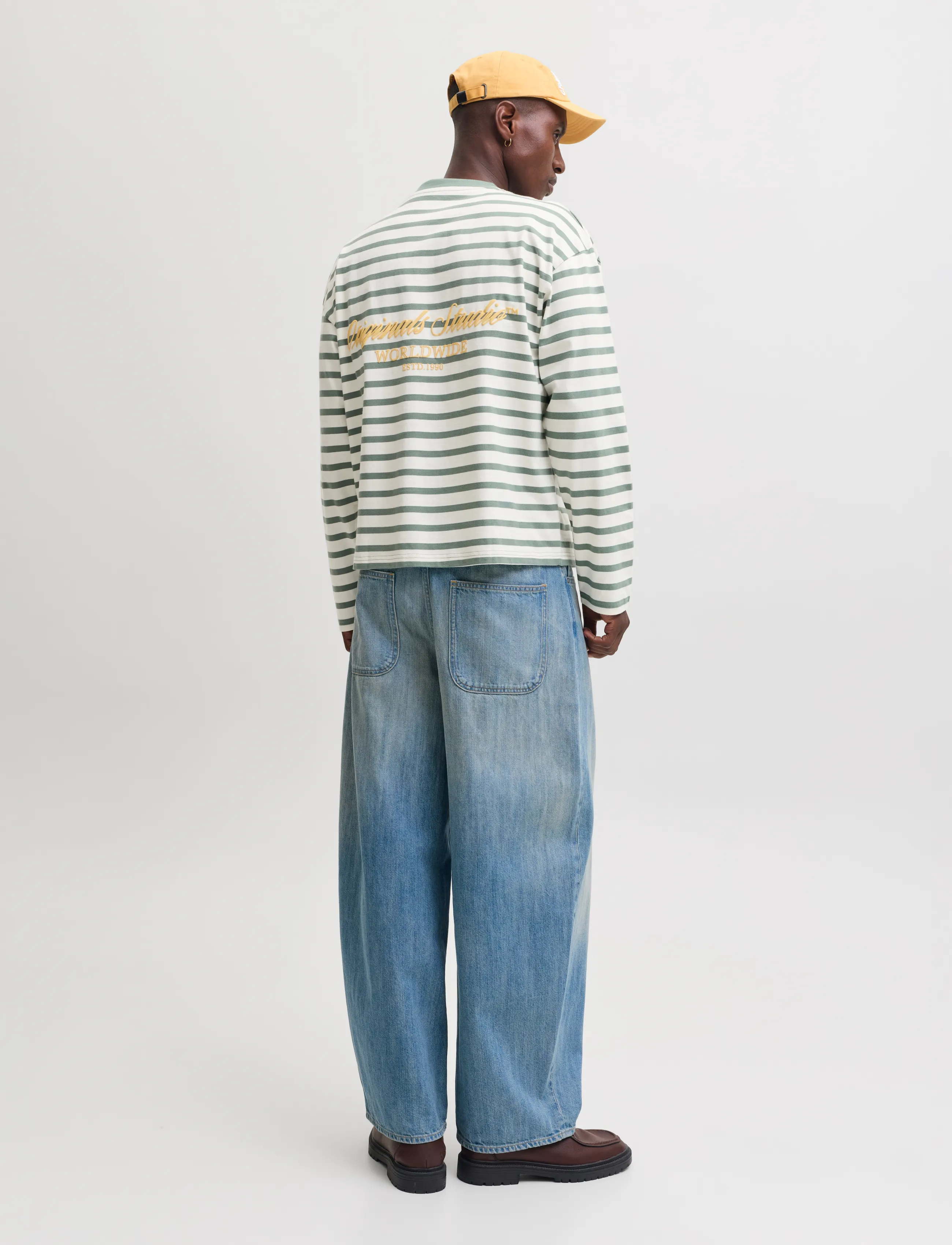 Jack & Jones - JORNORREBRO STRIPE TEE LS CREW NECK - langærmede t-shirts - laurel wreath - 3