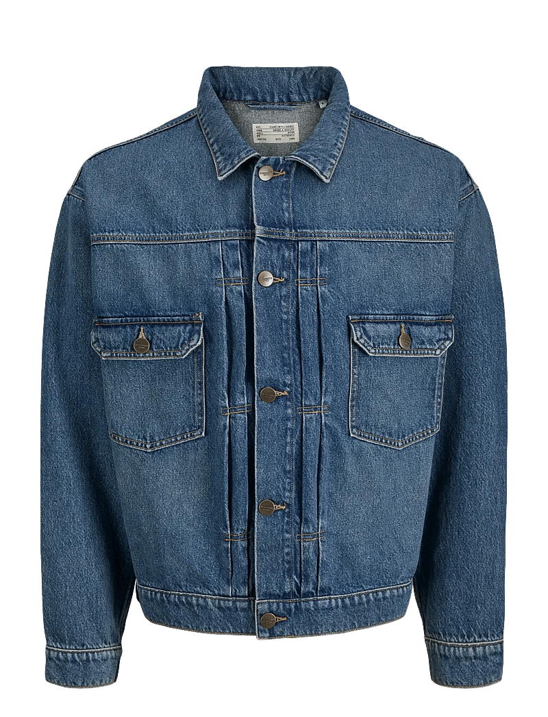 Jack & Jones - JJIMILES JACKET SQ 439 NOOS - ungefütterte denimjacken - blue denim - 1
