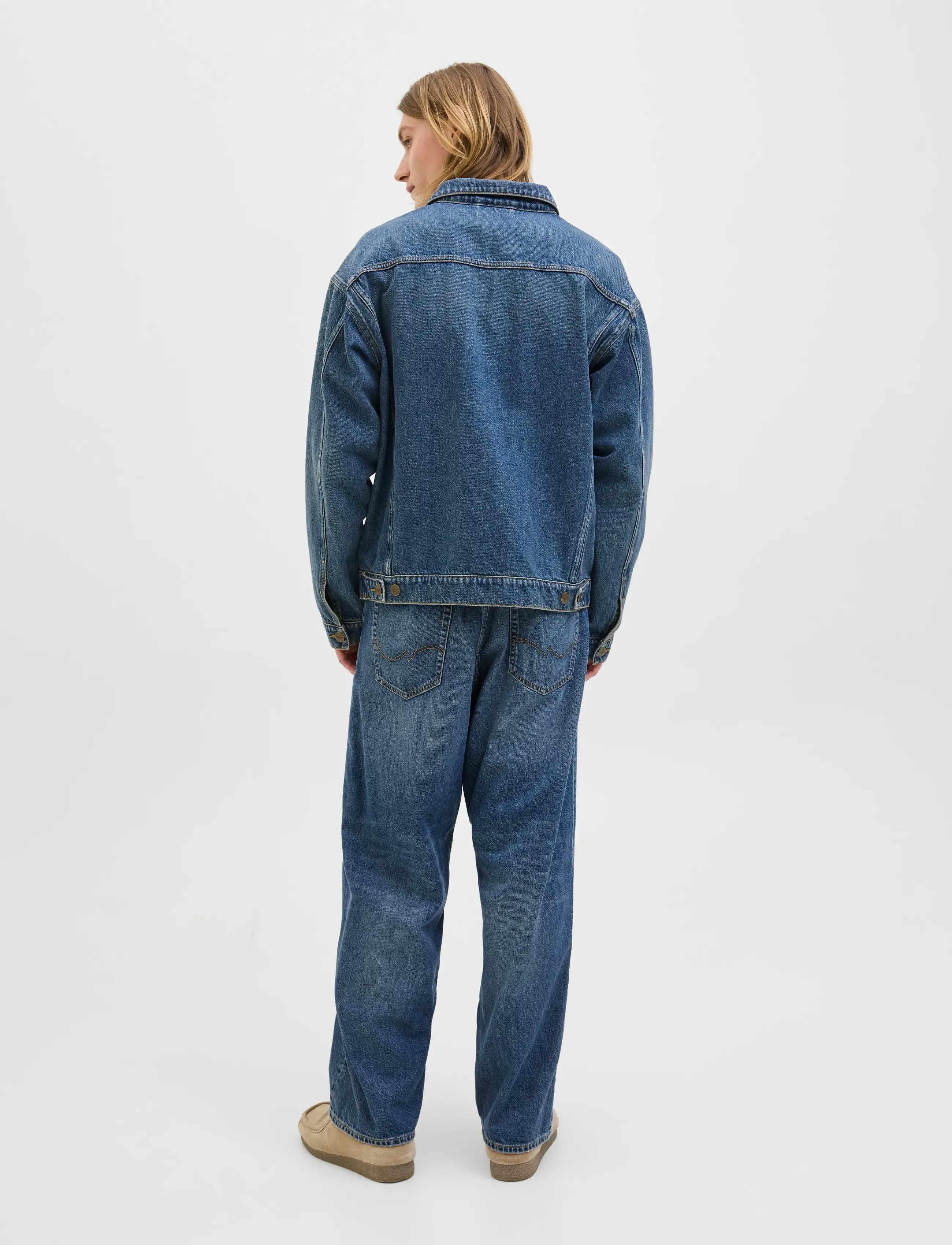Jack & Jones - JJIMILES JACKET SQ 439 NOOS - ungefütterte denimjacken - blue denim - 2