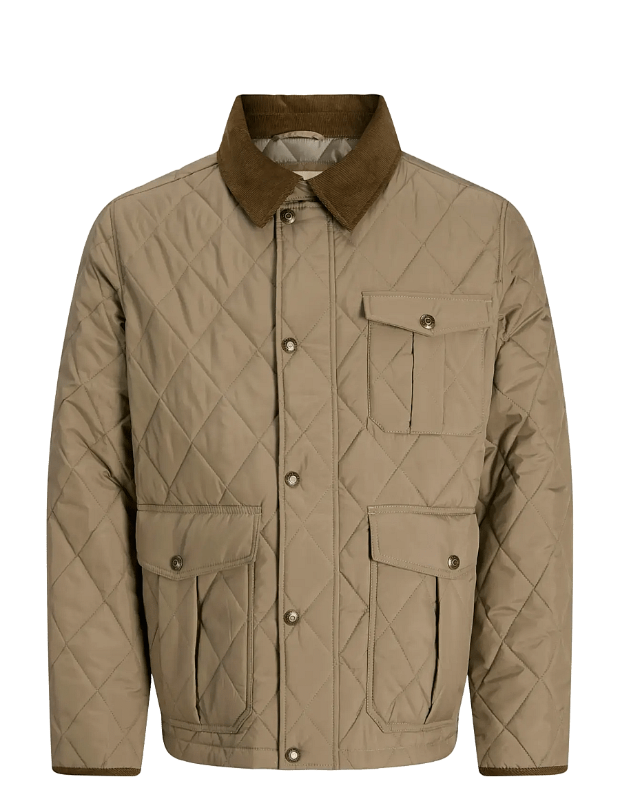Jack & Jones - JPRBLUBRYAN QUILTED JACKET - frühlingsjacken - brindle - 1