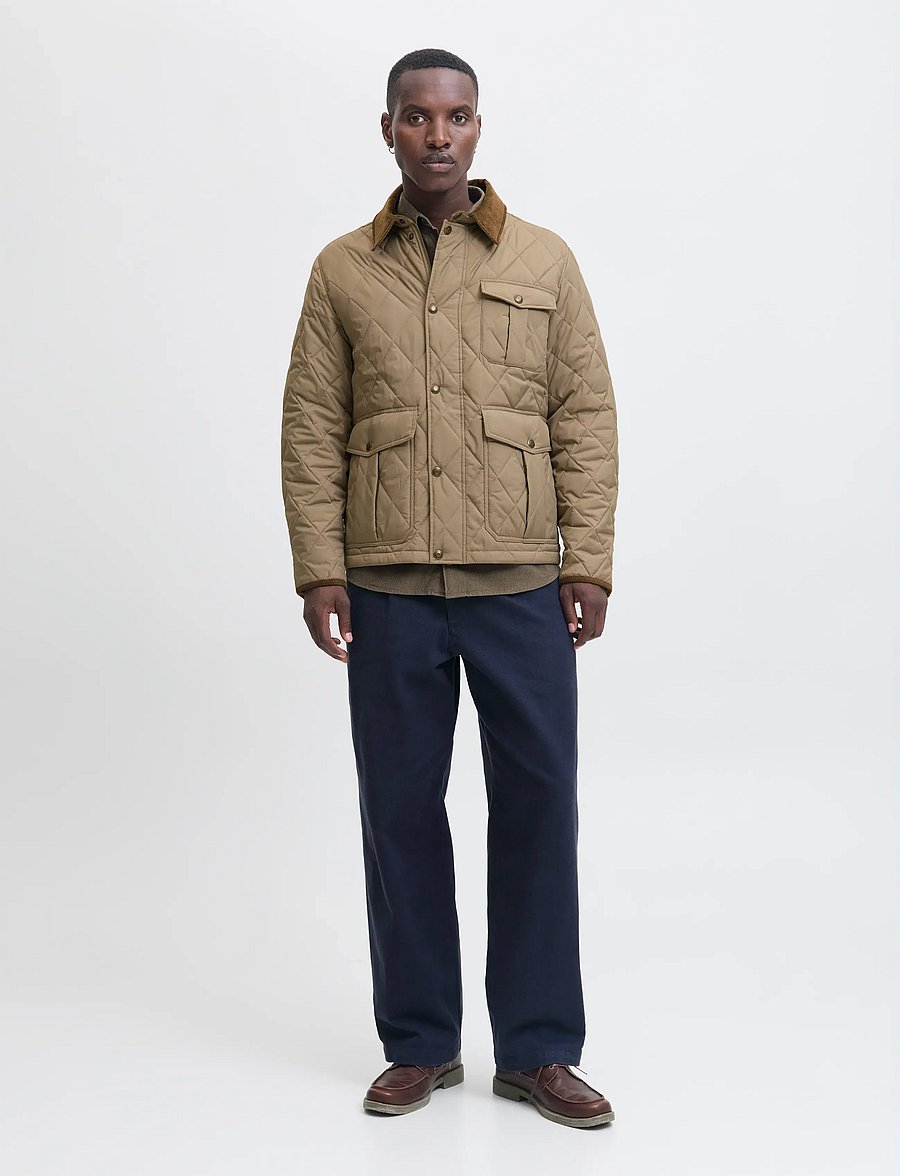 Jack & Jones - JPRBLUBRYAN QUILTED JACKET - frühlingsjacken - brindle - 3