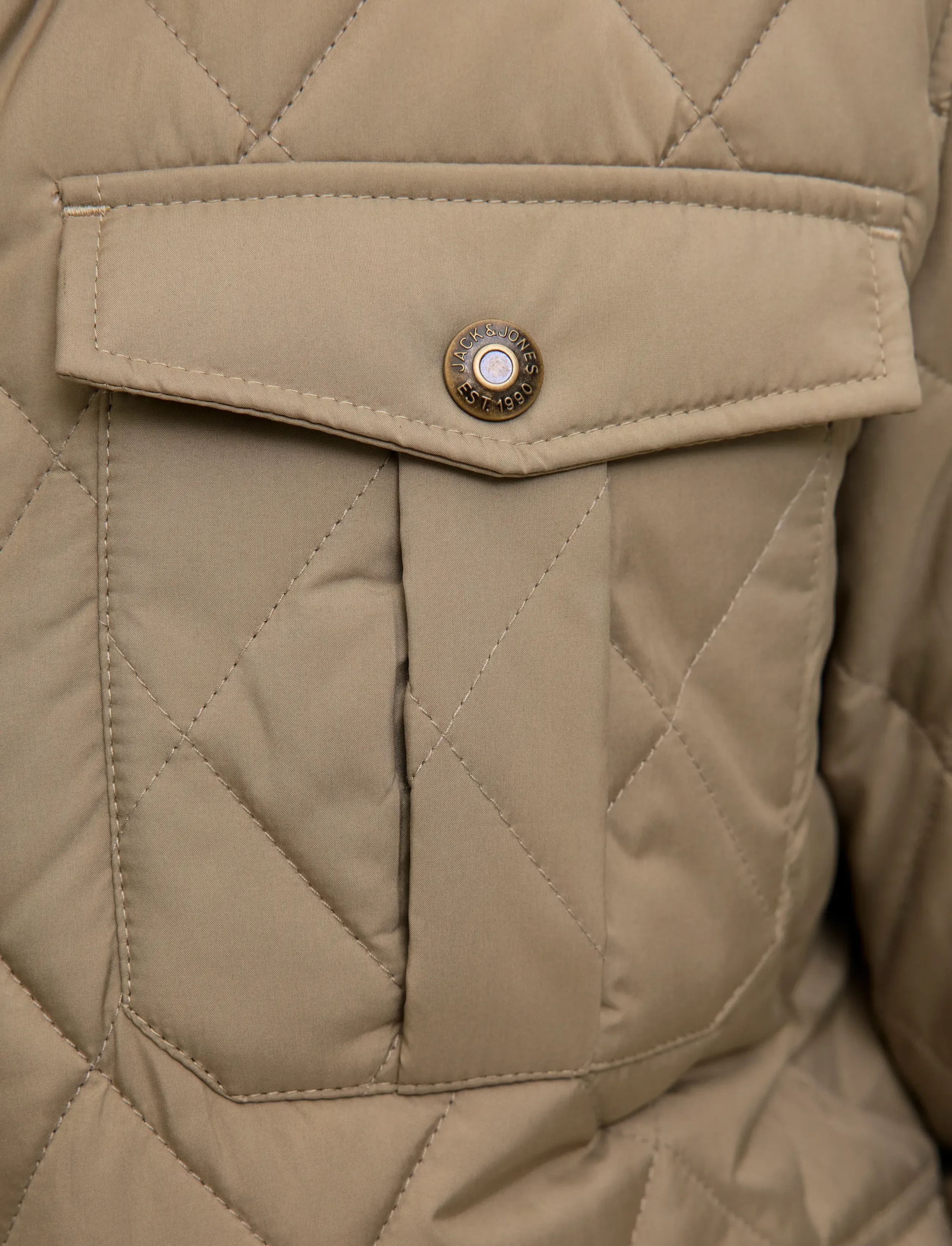 Jack & Jones - JPRBLUBRYAN QUILTED JACKET - ytterkläder - brindle - 5