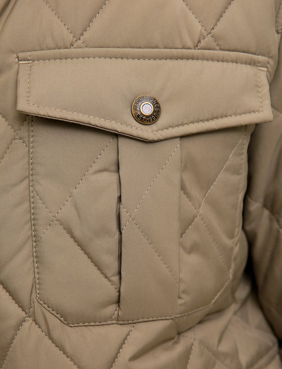Jack & Jones - JPRBLUBRYAN QUILTED JACKET - frühlingsjacken - brindle - 5