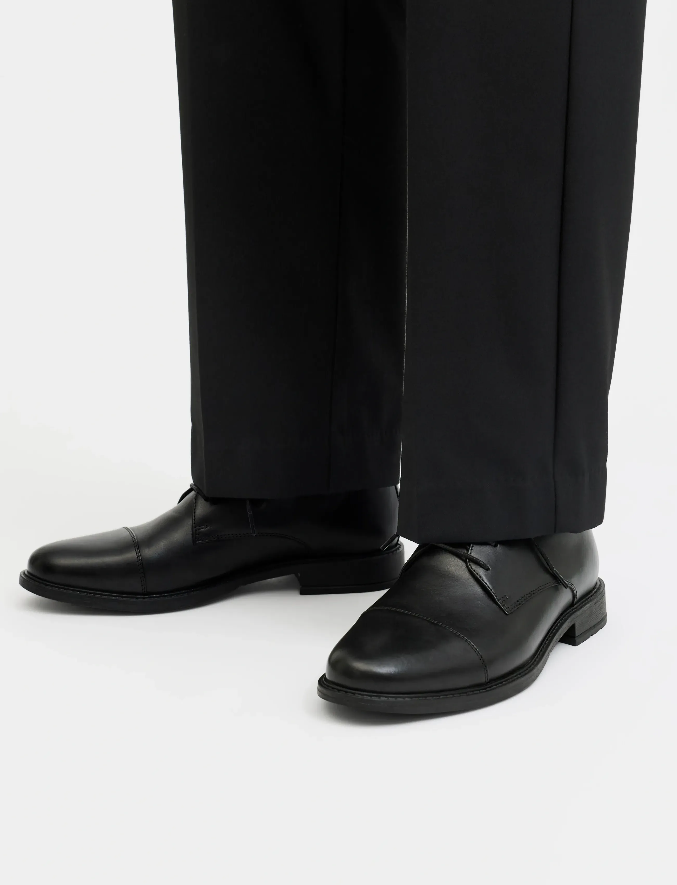 Jack & Jones Jfwoslo Leather Dress Shoe Noos, 43, Business, Schwarz - Oxford Schuhe, Männerswear