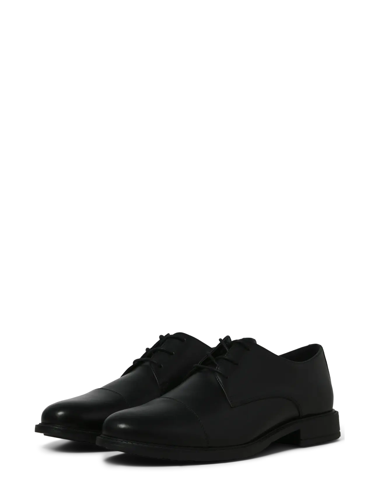 Jack & Jones - JFWOSLO LEATHER DRESS SHOE NOOS - lackskor - black - 3