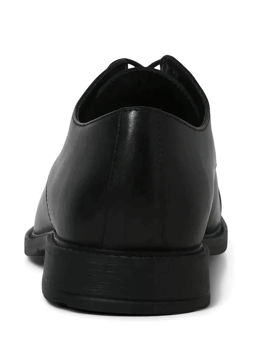 Jack & Jones - JFWOSLO LEATHER DRESS SHOE NOOS - lackskor - black - 4