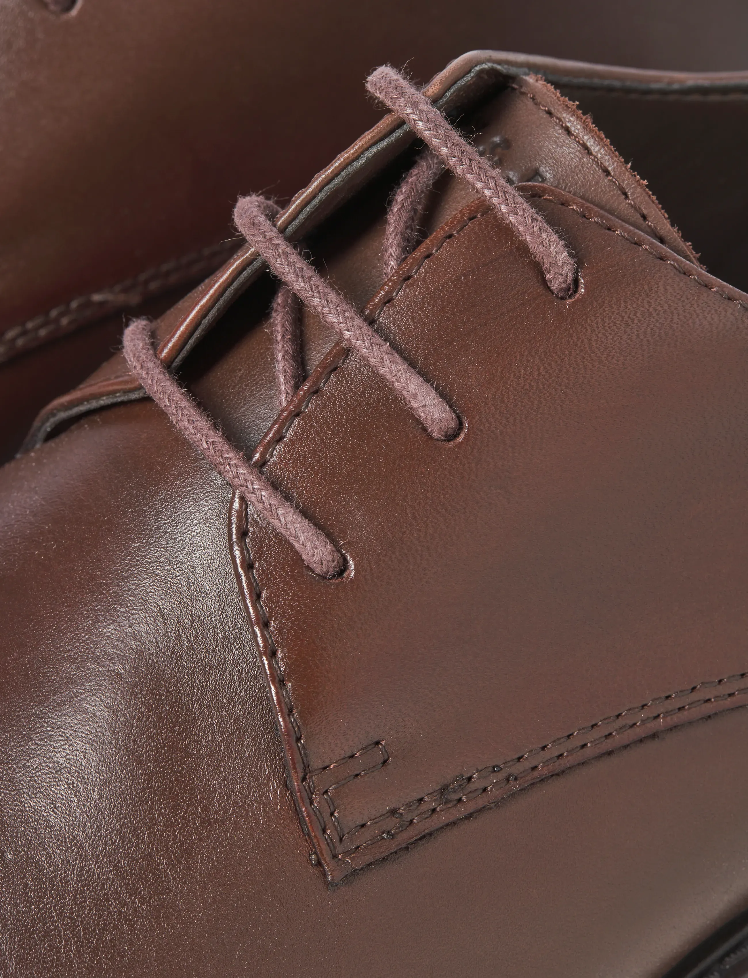Jack & Jones - JFWOSLO LEATHER DRESS SHOE NOOS - lakuotos odos batai - brown stone - 4