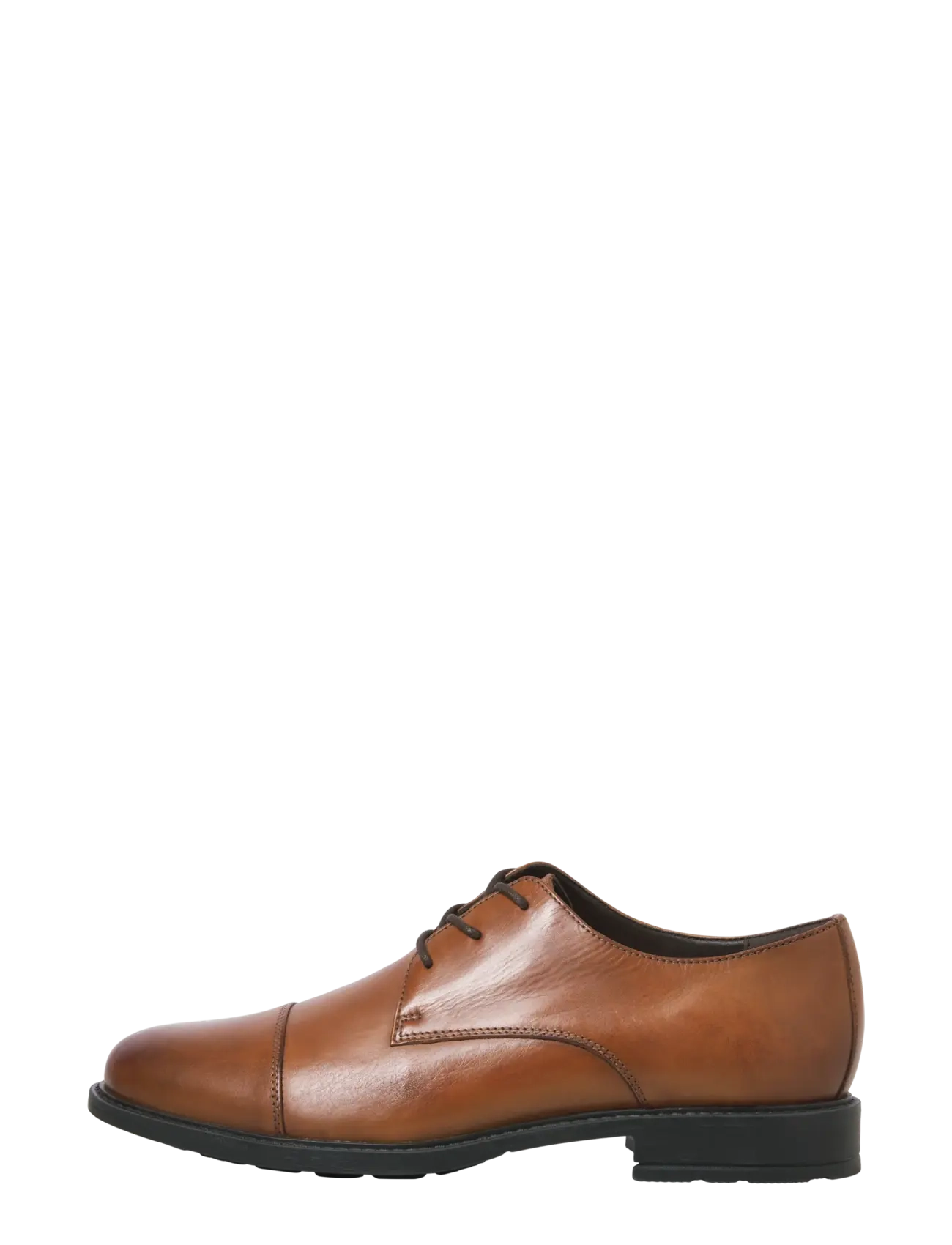 Jack & Jones JFWOSLO LEATHER DRESS SHOE NOOS - Herbstschuhe - COGNAC / brown