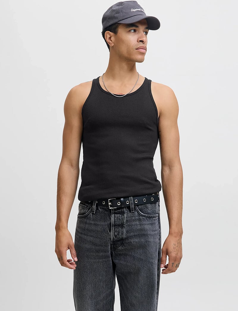 Jack & Jones - JORCAMBRIDGE TANK TOP - tank tops - black - 0