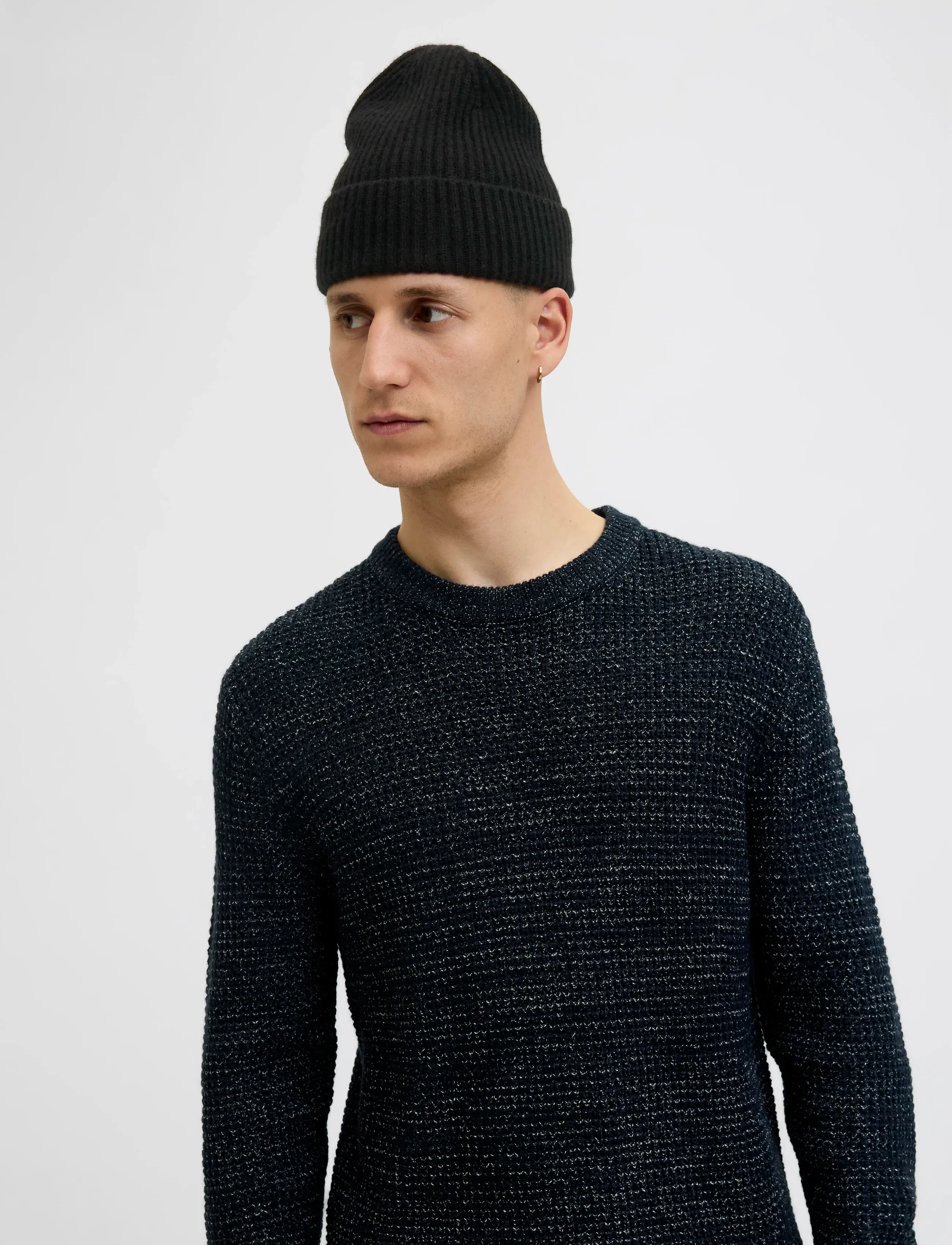 Jack & Jones Jaccopenhagen Wool Beanie Noos, One Size, Headwear, Schwarz - Beanies, Männerswear