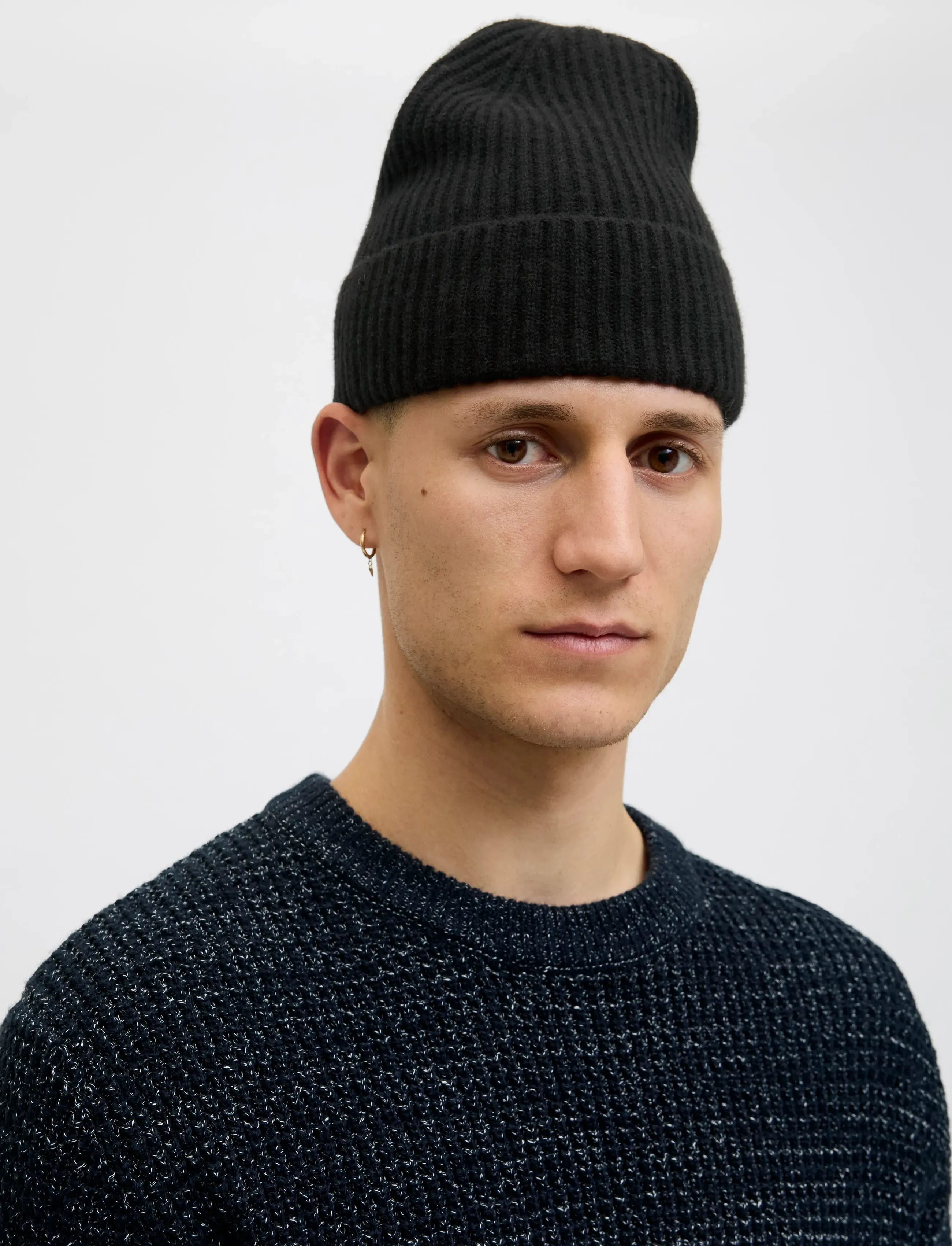 Jack & Jones - JACCOPENHAGEN WOOL BLEND BEANIE NOOS - kollektioner - black - 4