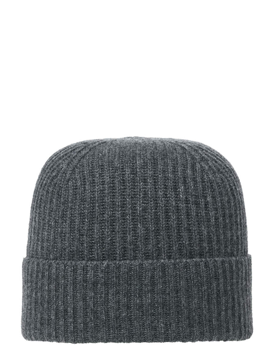 Jack & Jones - JACCOPENHAGEN WOOL BEANIE NOOS - kollektioner - dark grey melange - 1