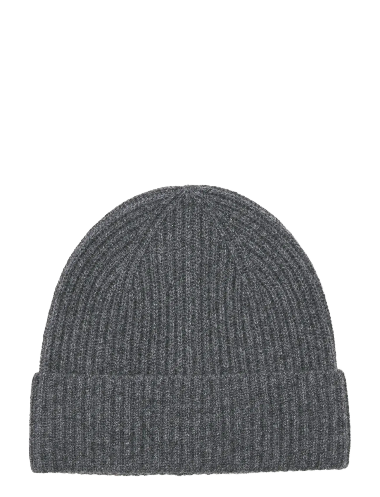 Jack & Jones - JACCOPENHAGEN WOOL BEANIE NOOS - accessoires - dark grey melange - 2