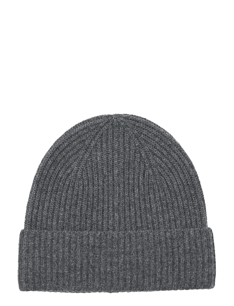 Jack & Jones - JACCOPENHAGEN WOOL BEANIE NOOS - kollektioner - dark grey melange - 2