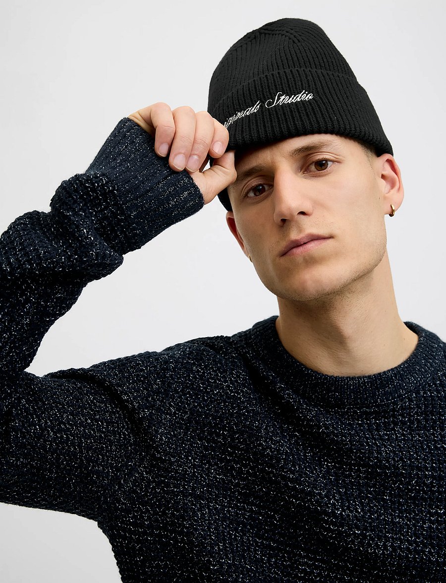 Jack & Jones - JACNORREBRO REGULAR BEANIE NOOS - kollektionen - black - 3