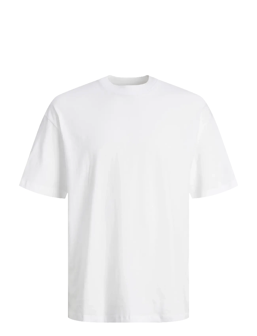Jack & Jones - JJHUGO LOOSE TEE SS CN 5PK MP NOOS - lyhythihaiset - white - 2