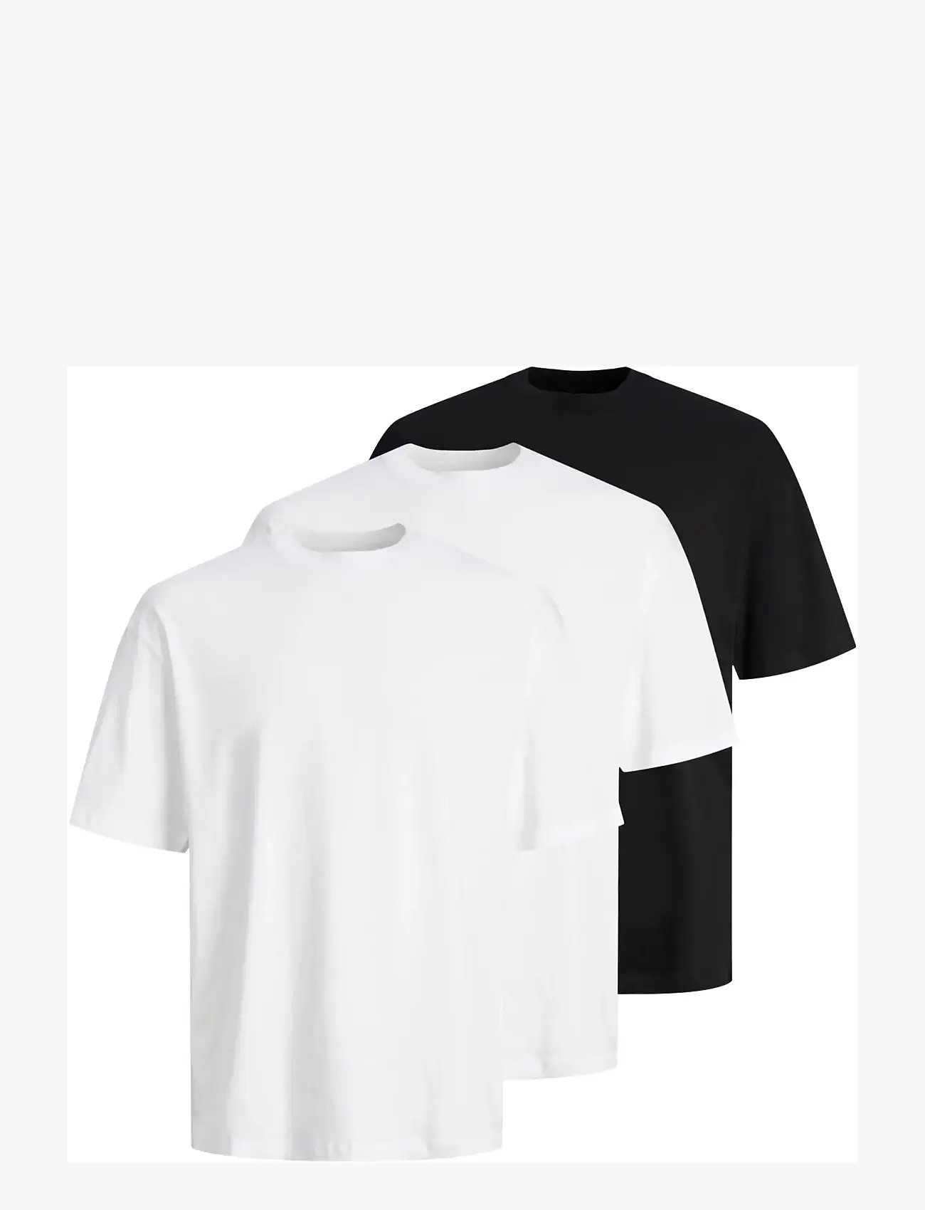 Jack & Jones - JJHUGO LOOSE TEE SS CN 3PK MP NOOS - kurzärmelig - white - 1
