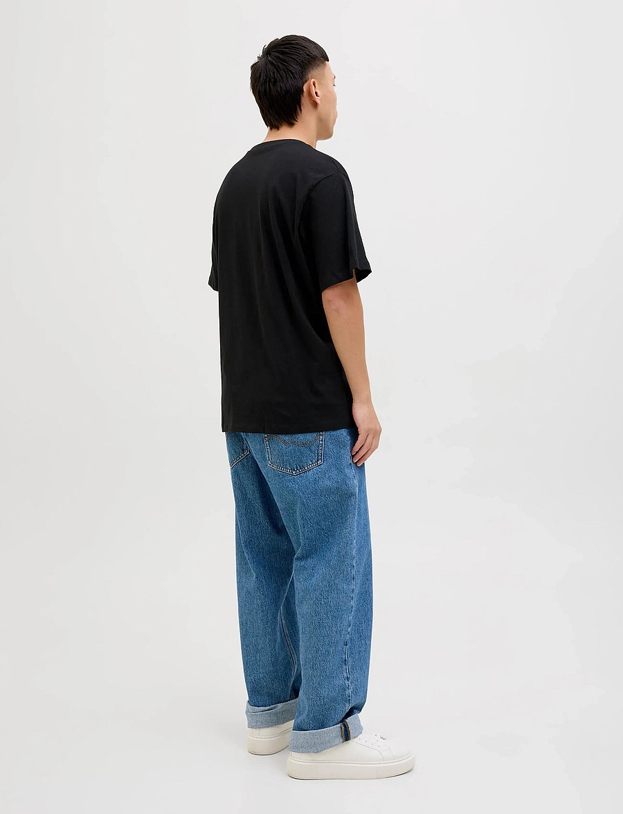 Jack & Jones - JJHUGO LOOSE TEE SS CN 3PK MP NOOS - lühikeste varrukatega t-särgid - white - 3