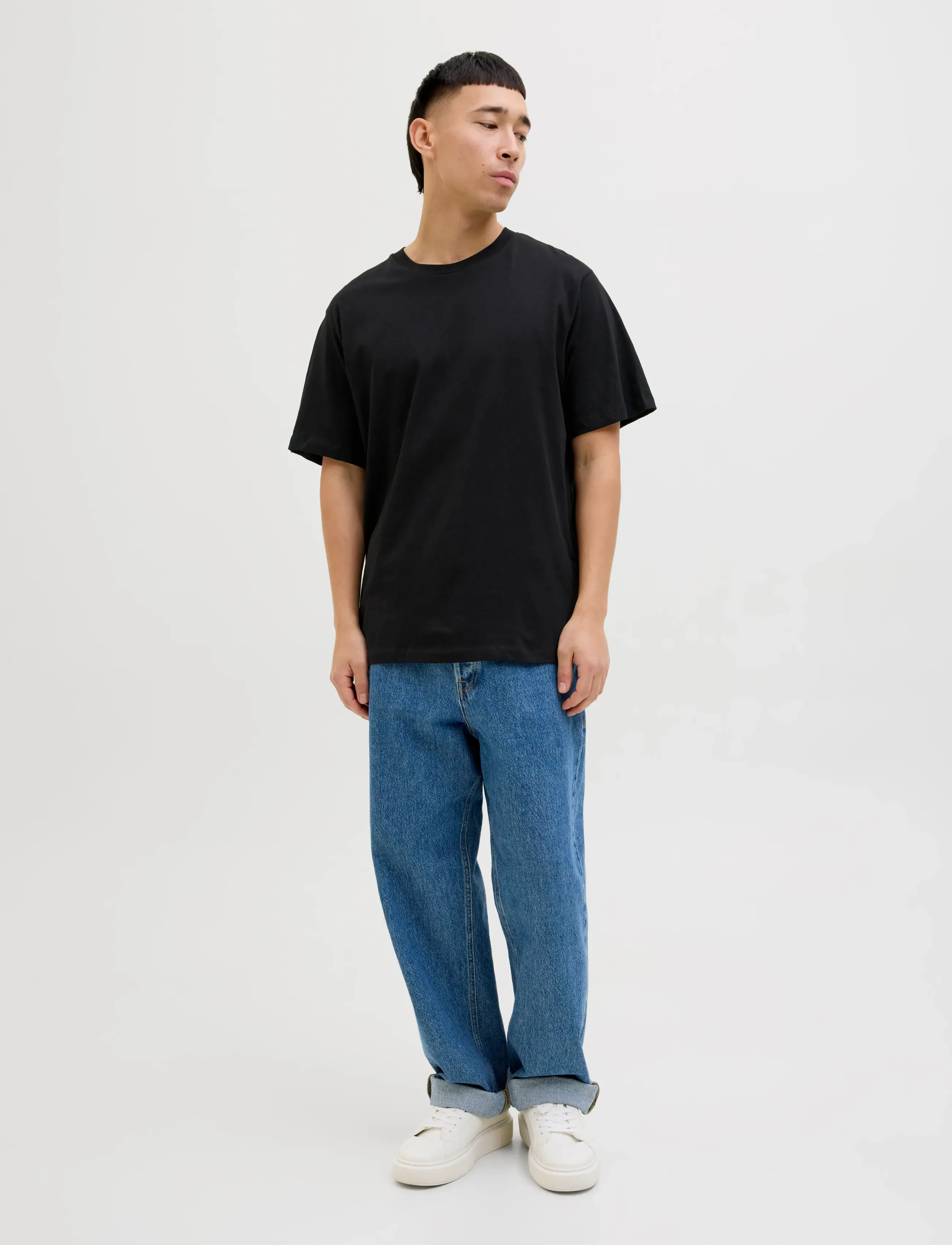 Jack & Jones - JJHUGO LOOSE TEE SS CN 3PK MP NOOS - lühikeste varrukatega t-särgid - white - 4