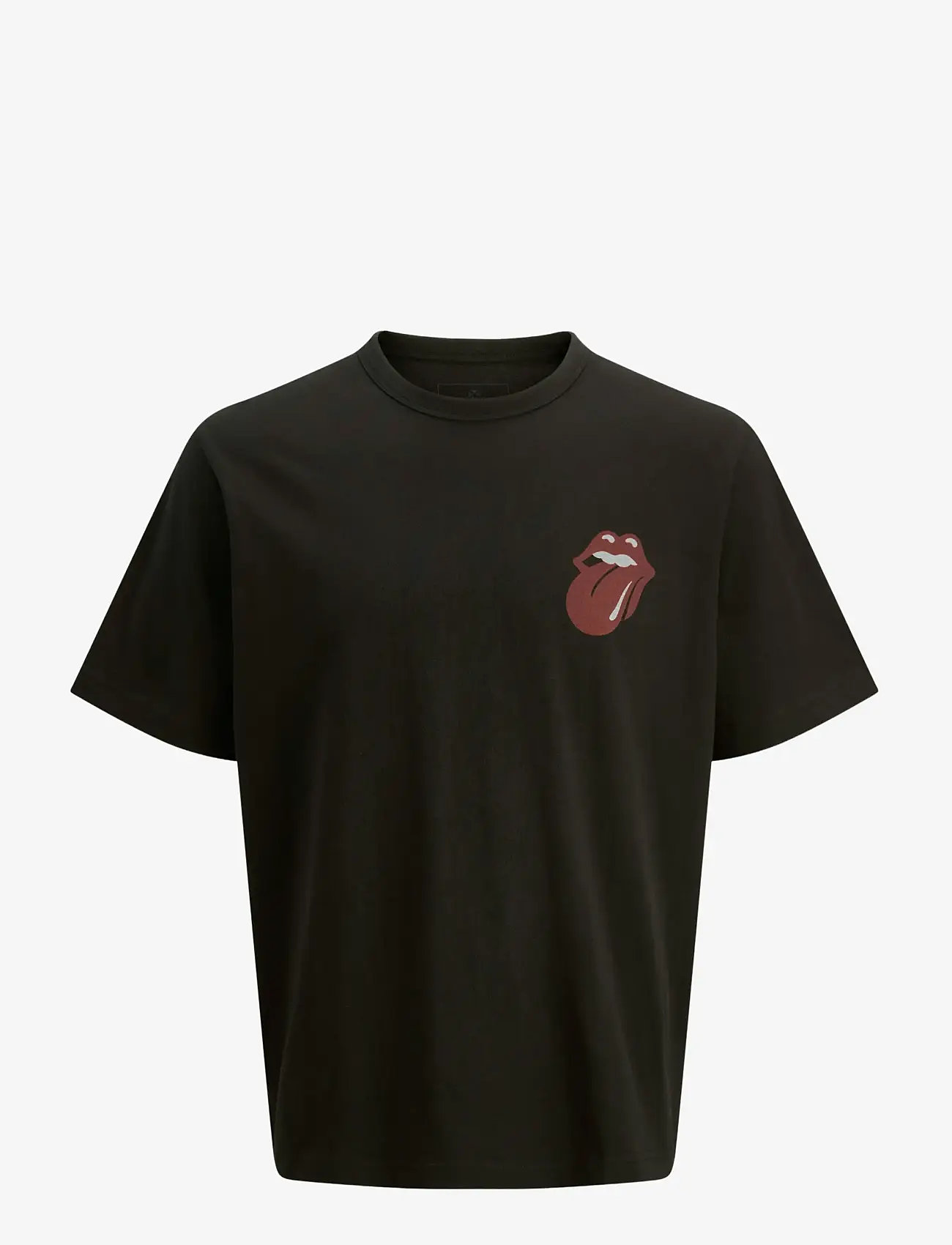 Jack & Jones - JPRBLUSTONES SS TEE - short-sleeved t-shirts - black - 0