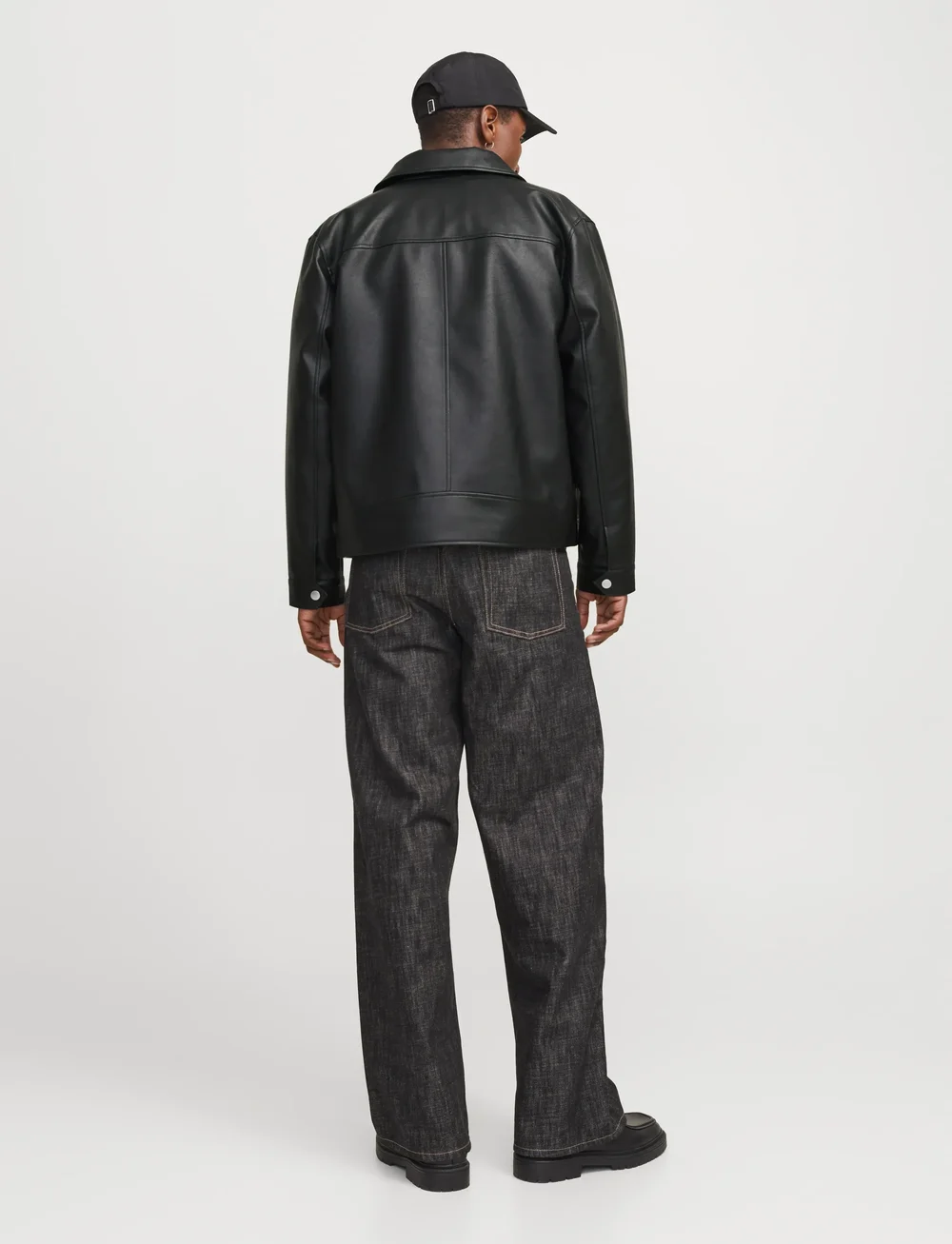 Jack & Jones - JORAUSTIN PU JACKET STYD AW24 - sügisjakid - black - 2