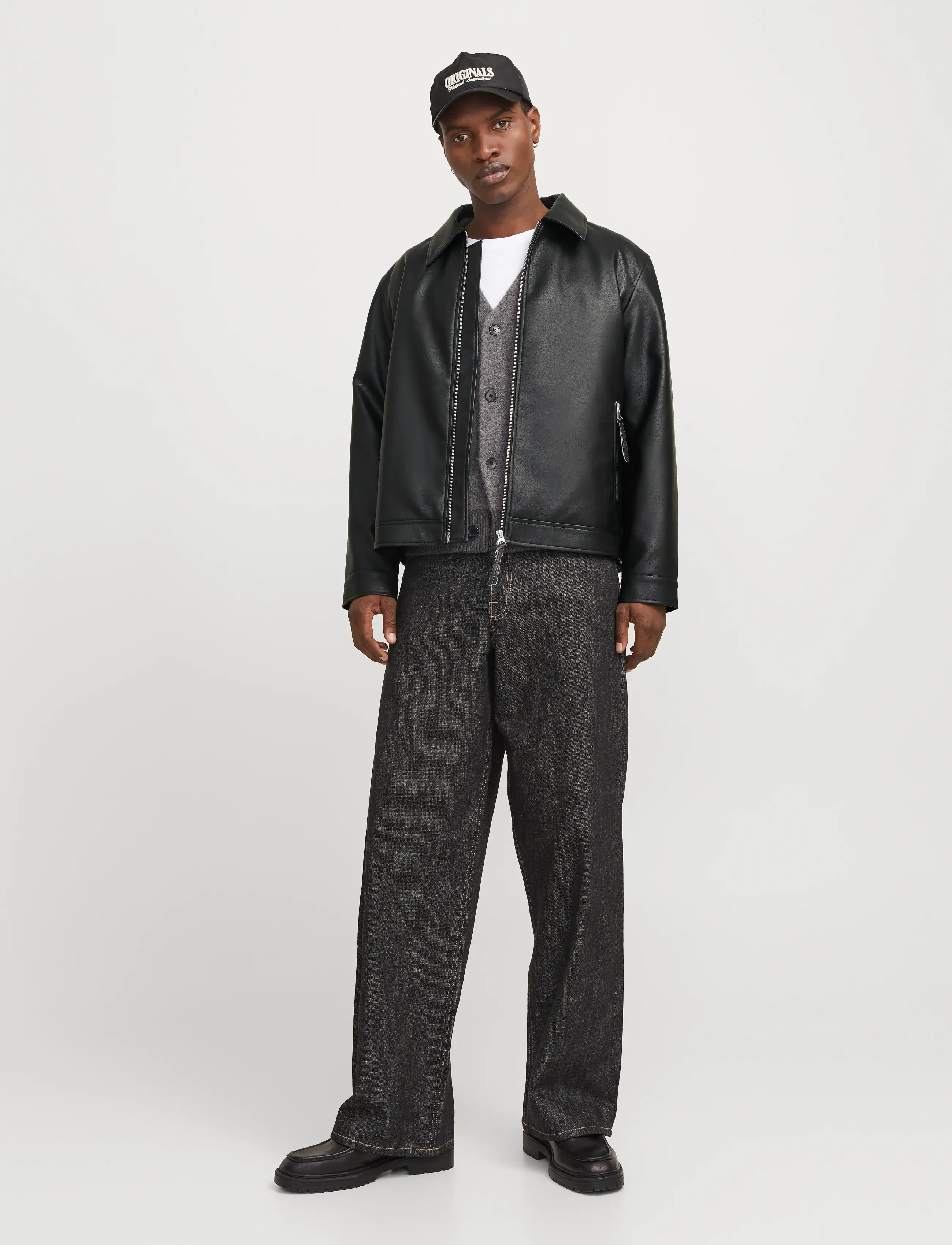 Jack & Jones - JORAUSTIN PU JACKET STYD AW24 - black - 4