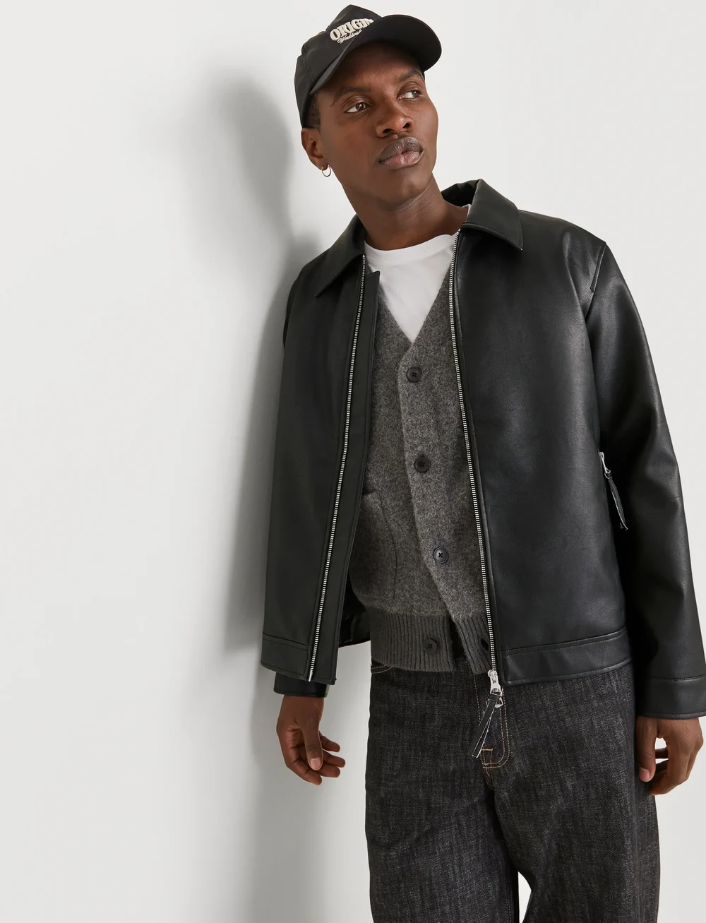 Jack & Jones - JORAUSTIN PU JACKET STYD AW24 - sügisjakid - black - 5