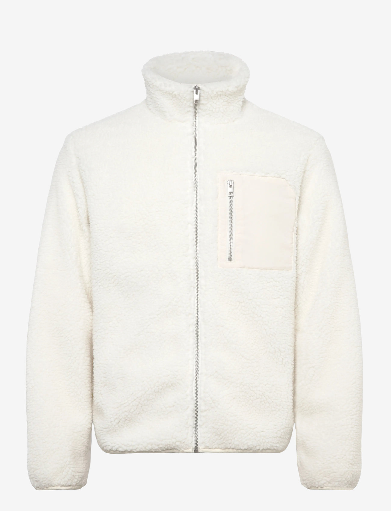 Jack & Jones - JJBRADLEY TEDDY JACKET - fleece-pullover - cloud dancer - 1
