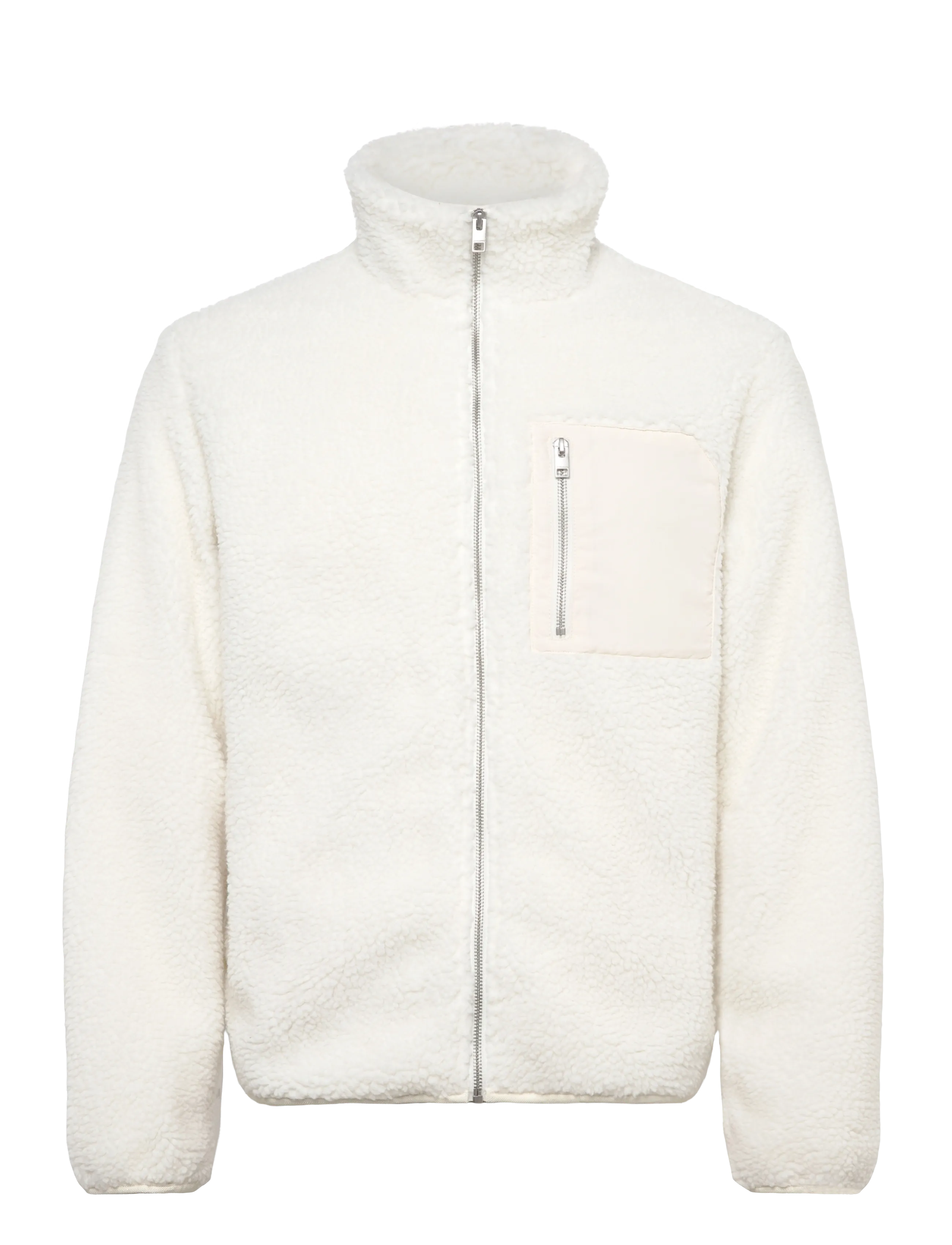 JJBRADLEY TEDDY JACKET - CLOUD DANCER