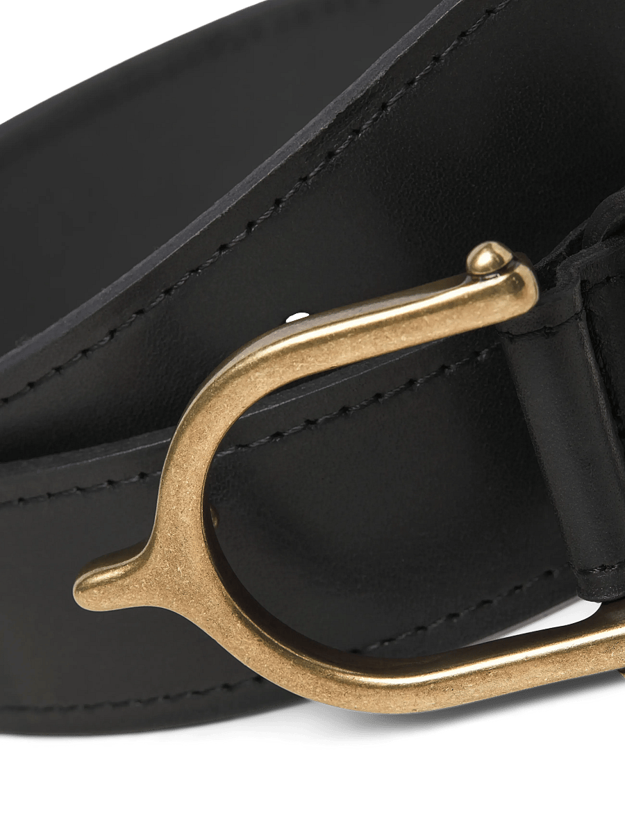 Jack & Jones - JACENZO LEATHER BELT - klassisch gürtel - black - 2