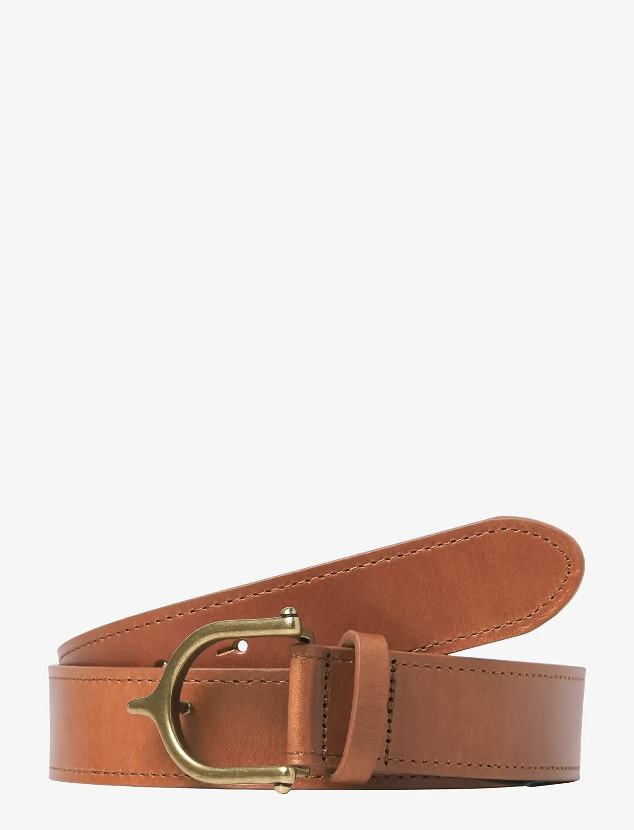 Jack & Jones - JACENZO LEATHER BELT - classic belts - cognac - 1