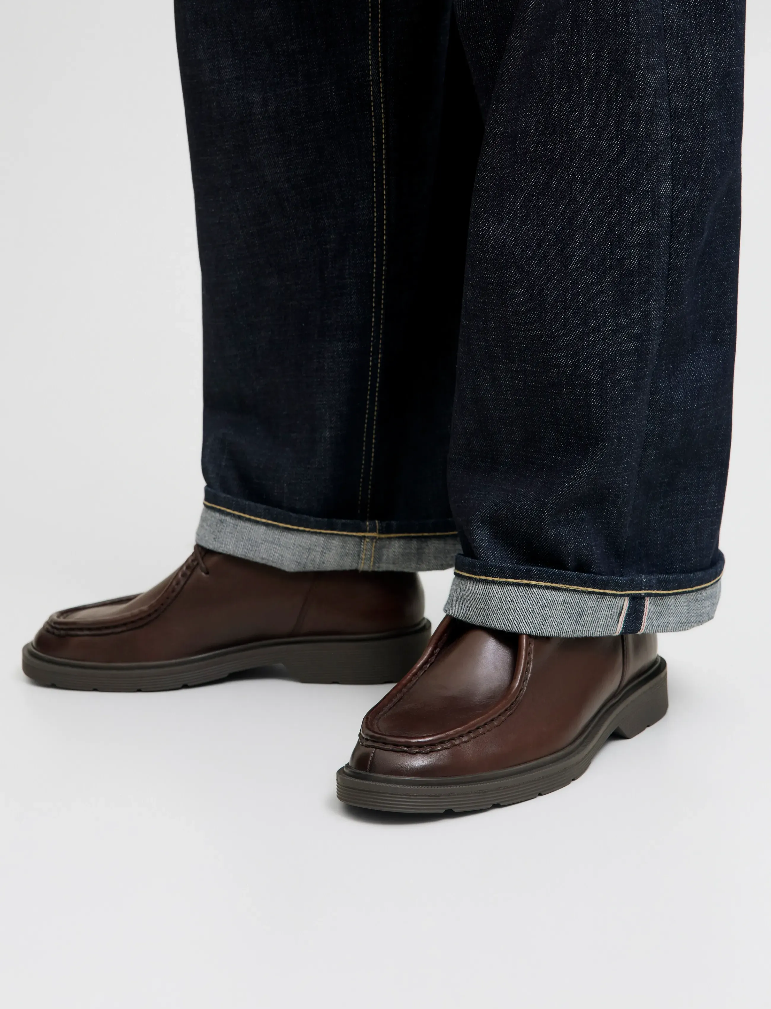Jack & Jones Jfwaustin Leather Moc Ln, 44, Brown, Business > Moc Toes, Herre