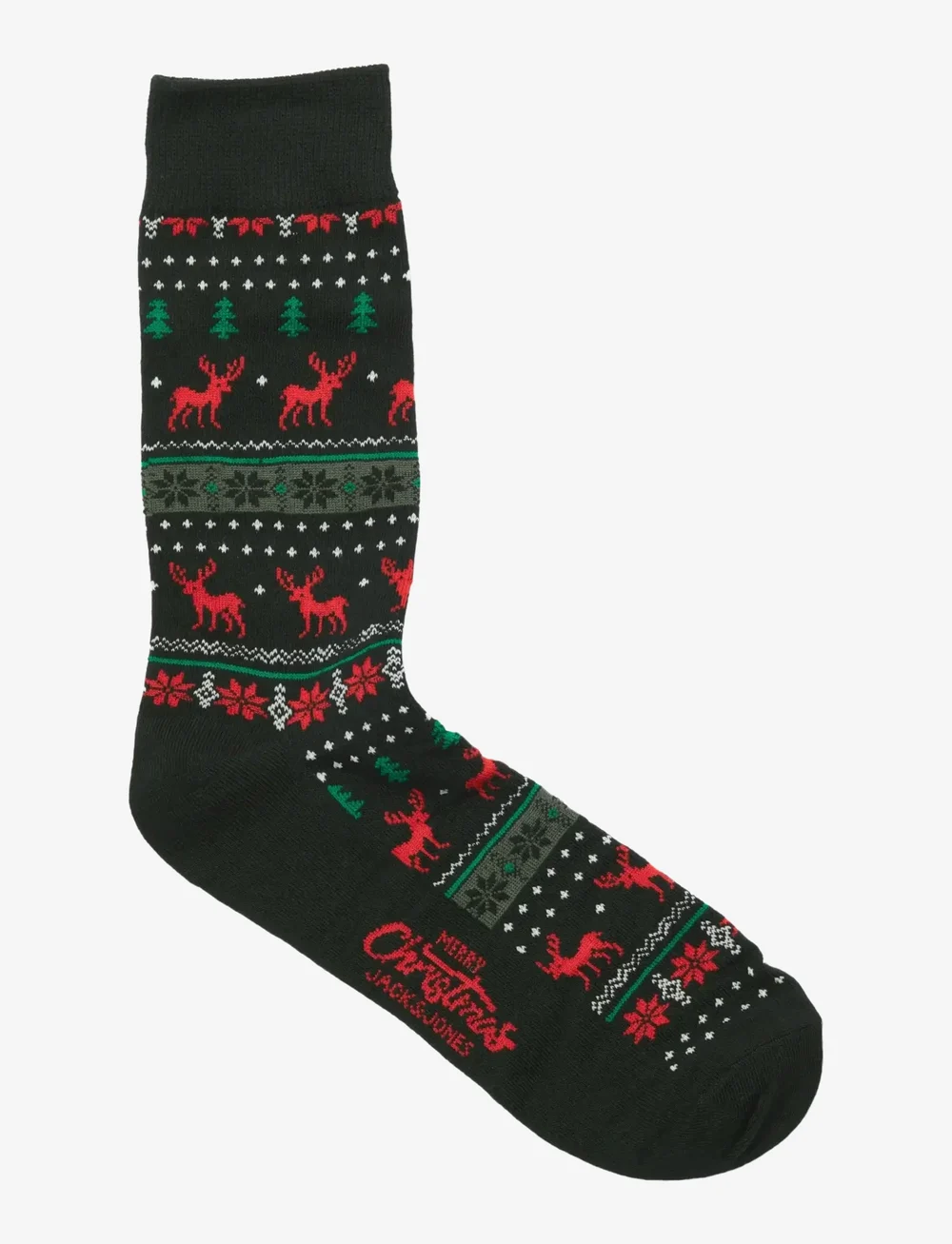Jack & Jones - JACXMAS REINDEER GIFTBOX - crew-socken - black - 3