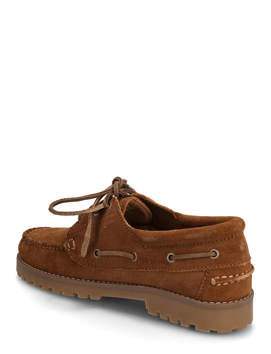 Jack & Jones - JFWBROOKLYN SUEDE BOAT SHOE LN - kollektionen - cognac - 2