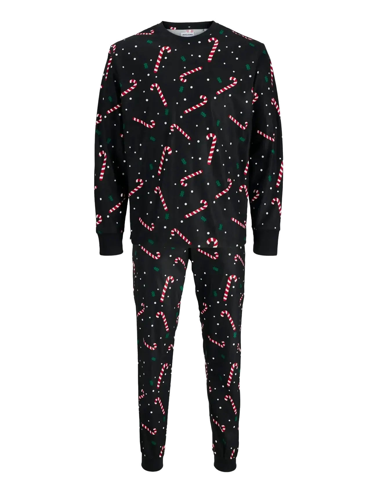 JACTRISTAN PRINTED LOUNGE SET W - BLACK