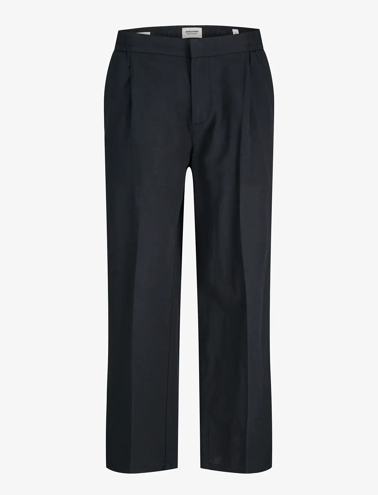 Jack & Jones - JPSTBILL DIEGO SUMMER PANTS STYD SS25 - jakkesætbukser i hør - black - 1