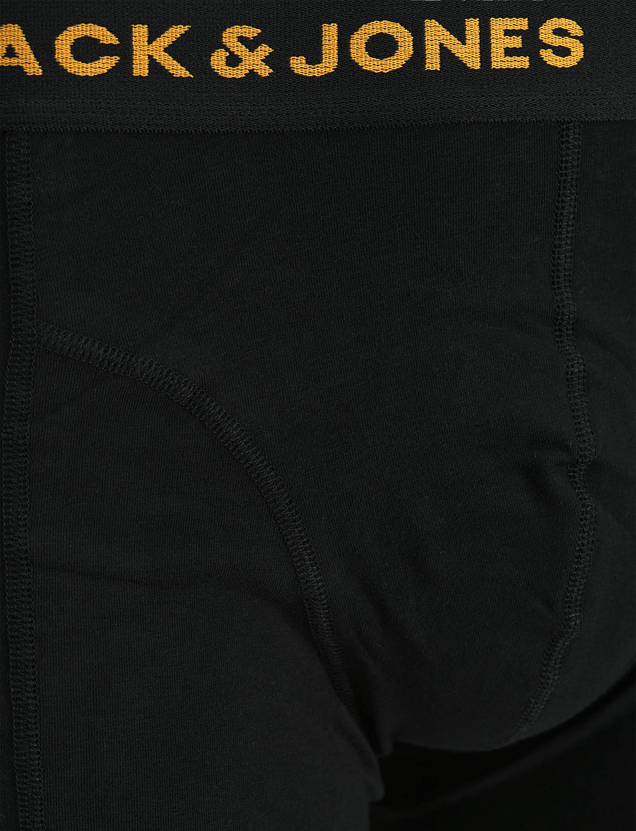 Jack & Jones - JACCONOR SOLID TRUNKS 3 PACK NOOS - unterhosen im multipack - black - 5