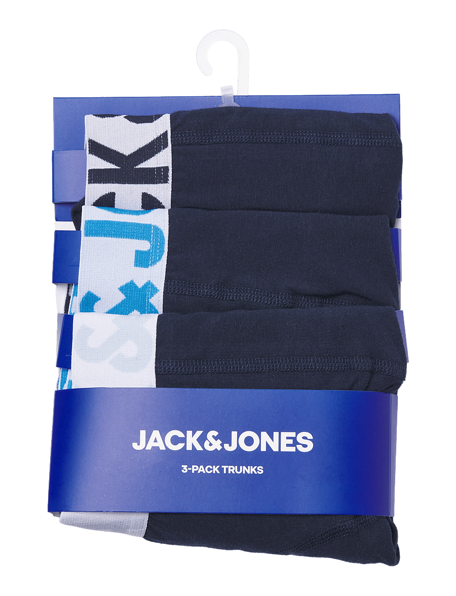 Jack & Jones - JACCONOR SOLID TRUNKS 3 PACK NOOS - multipakk aluspüksid - navy blazer - 2
