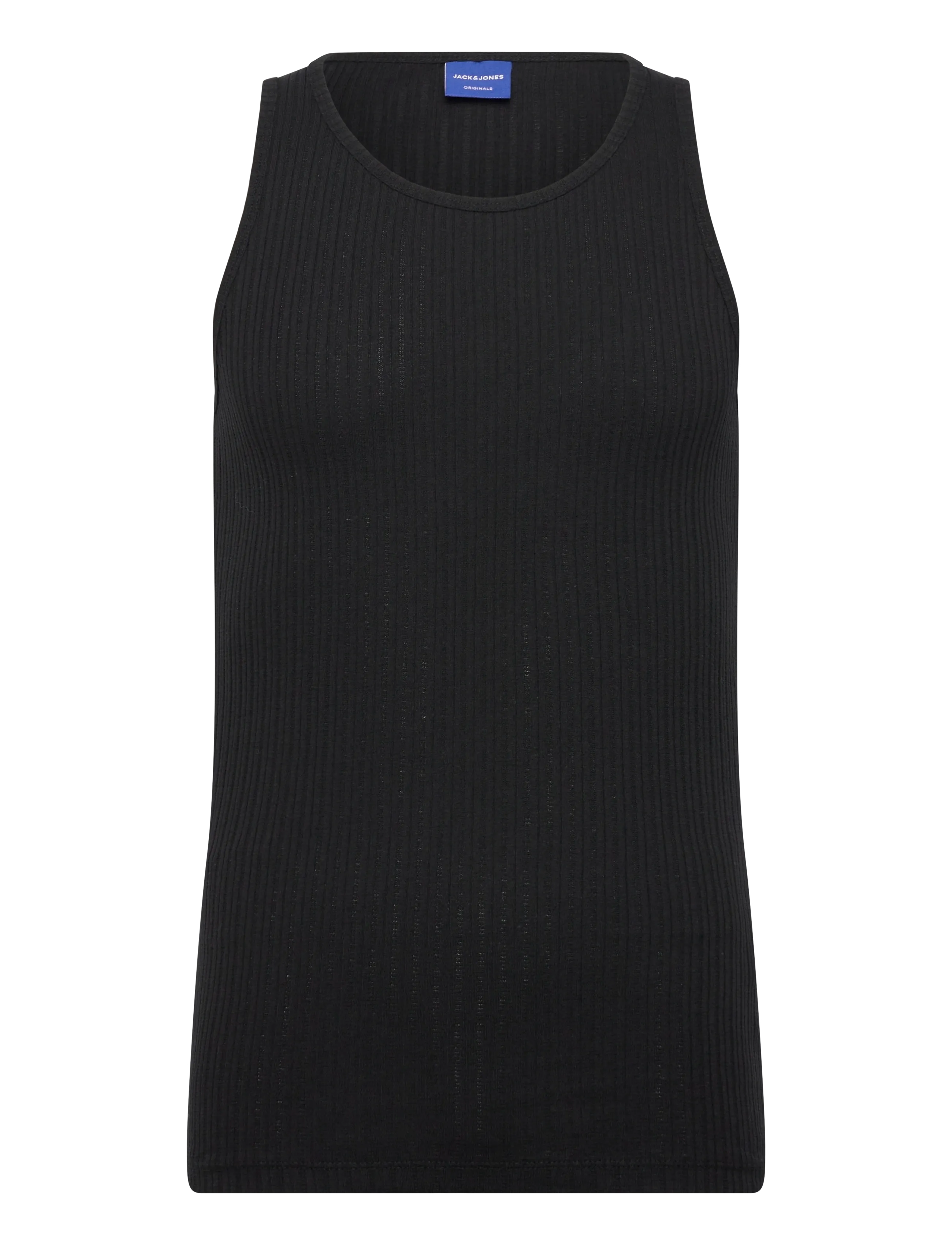 Jack & Jones JORDIA POINTELLE TANK TOP SS25 - Tanktops - BLACK / black