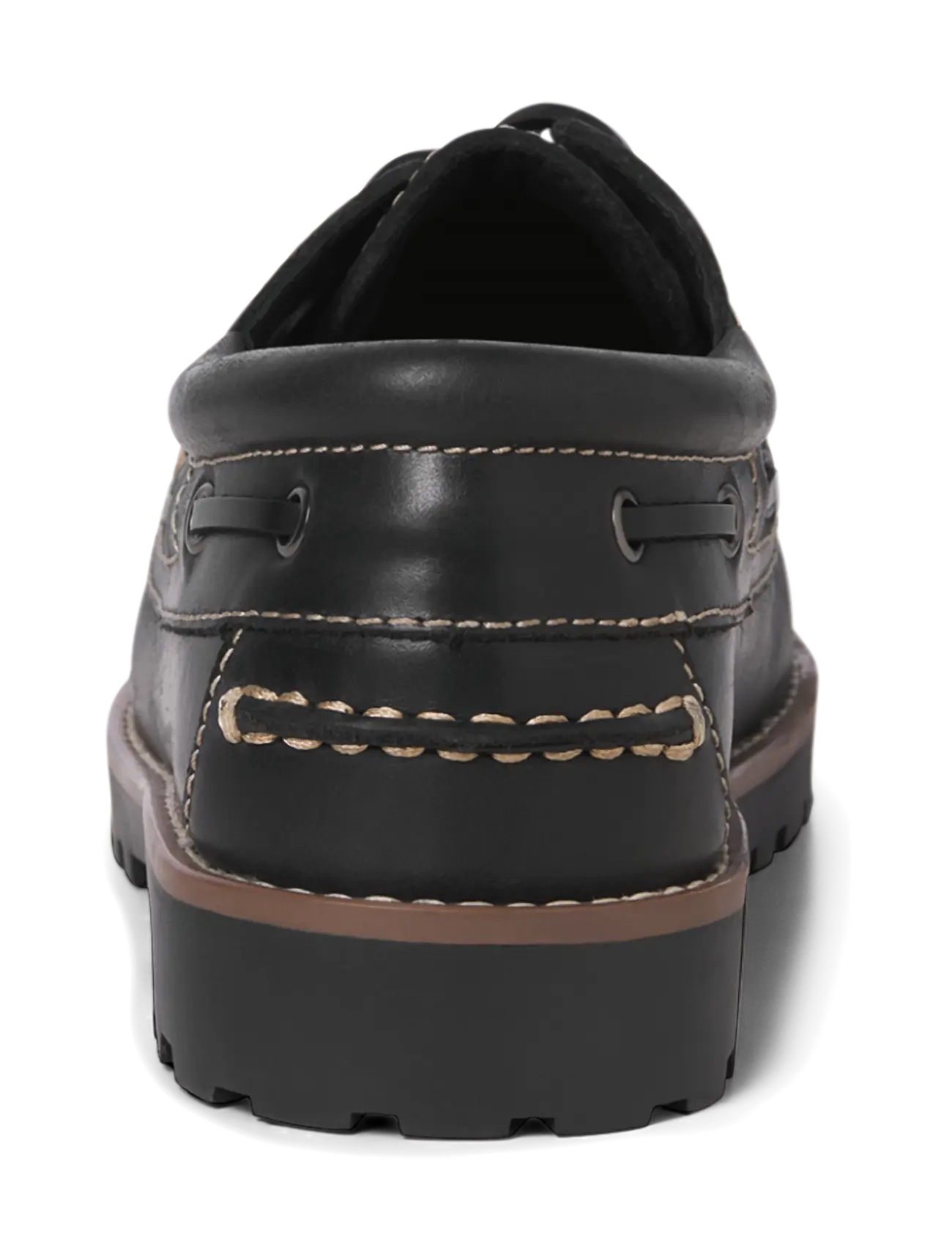 Jack & Jones - JFWBROOKLYN LEATHER BOAT SHOE LN - kollektioner - black - 3